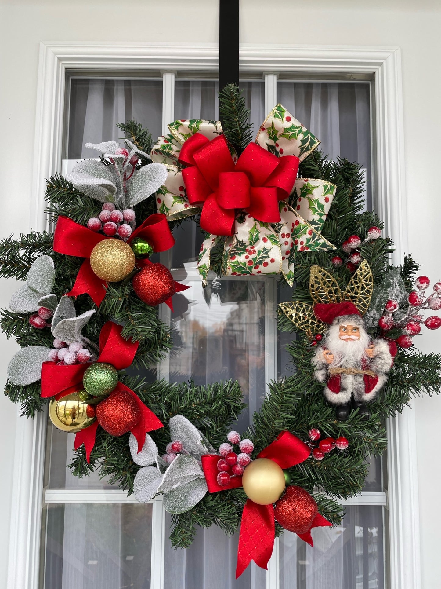 Couronne de Noël " Père Noël "