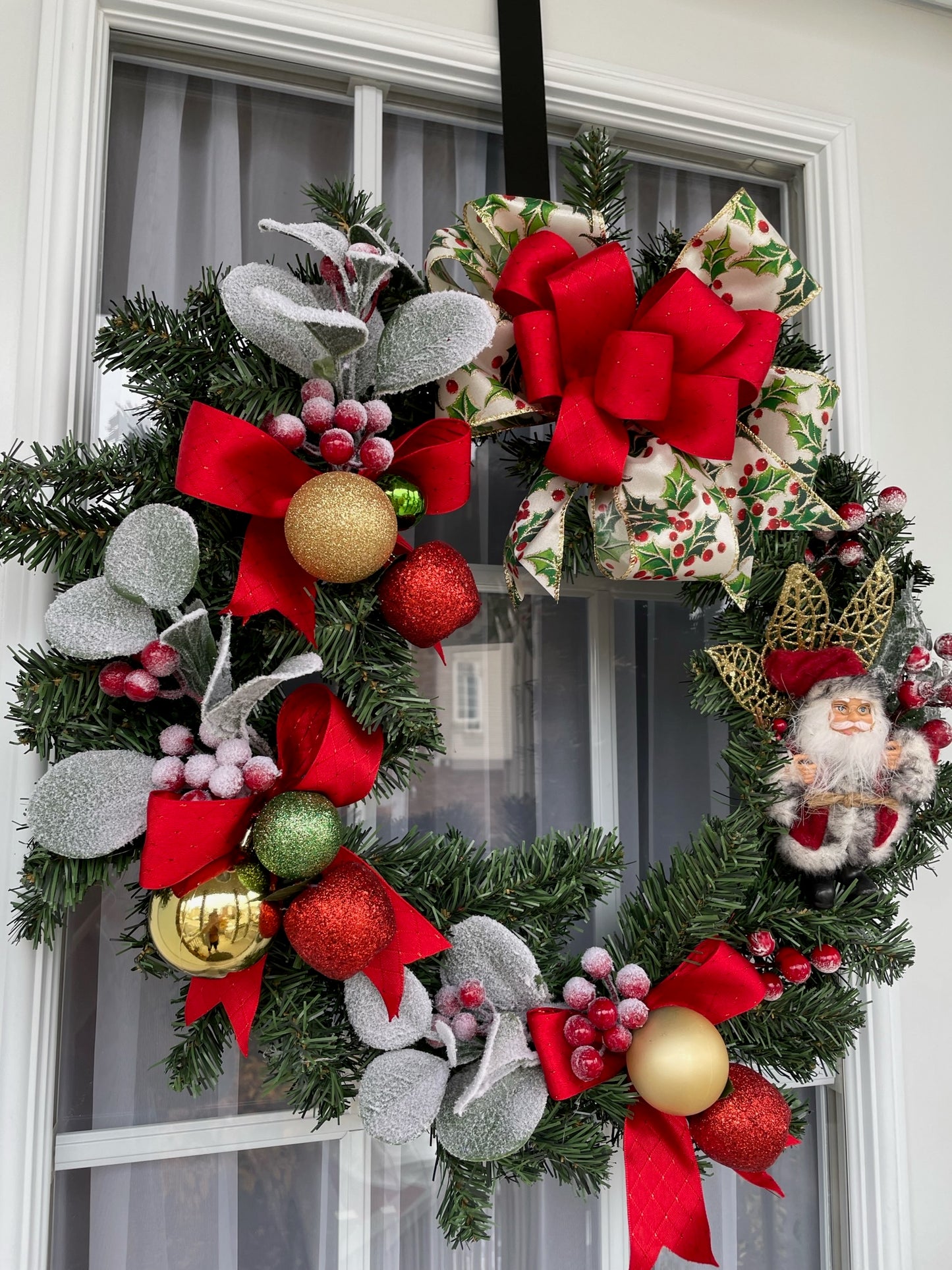 Couronne de Noël " Père Noël "