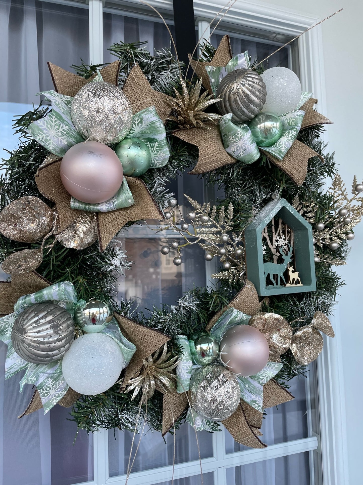 Couronne de Noël " L'exotique "