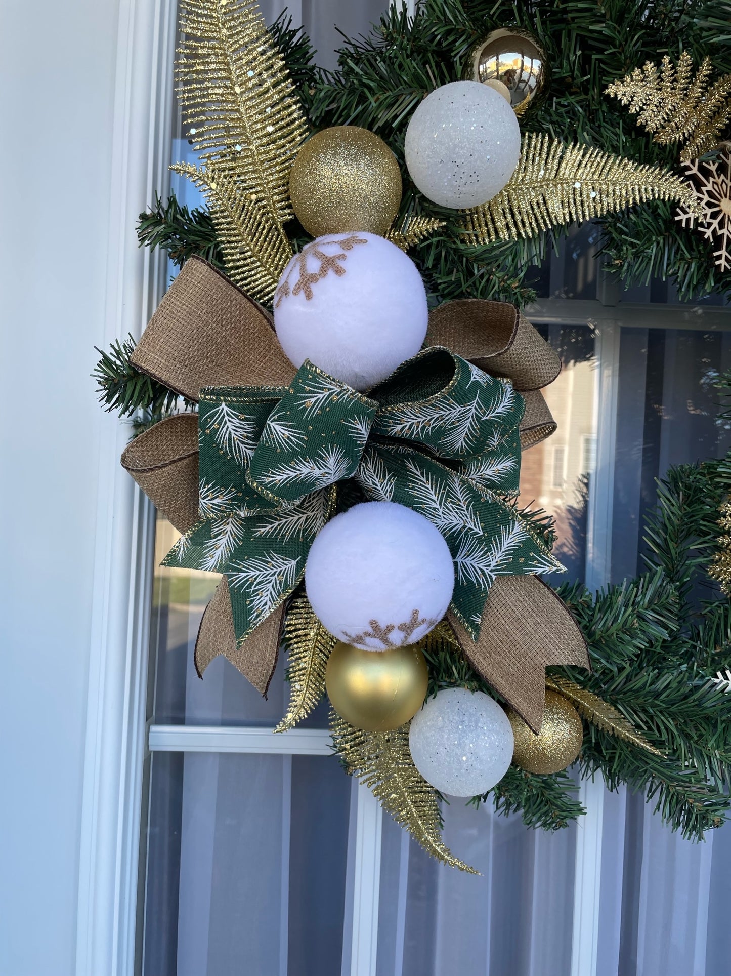 Couronne de Noël " Le Hibou "