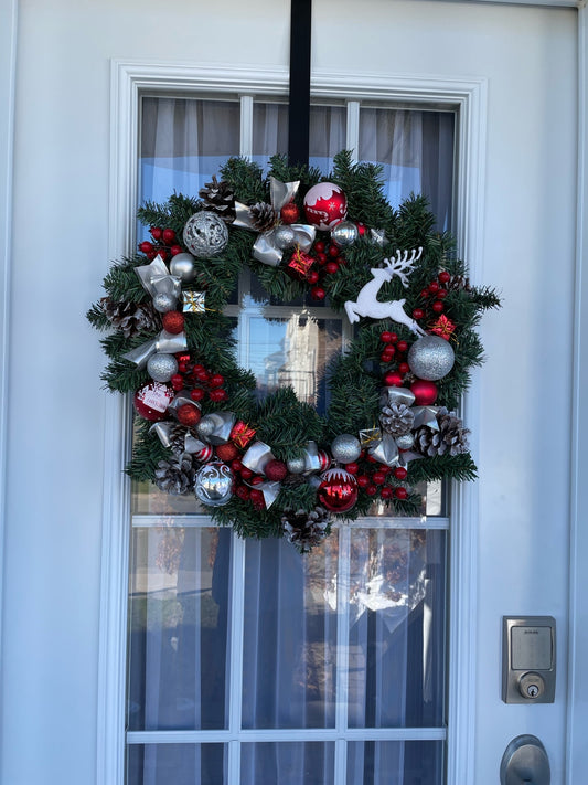 Couronne de Noël " Extra Cerises "