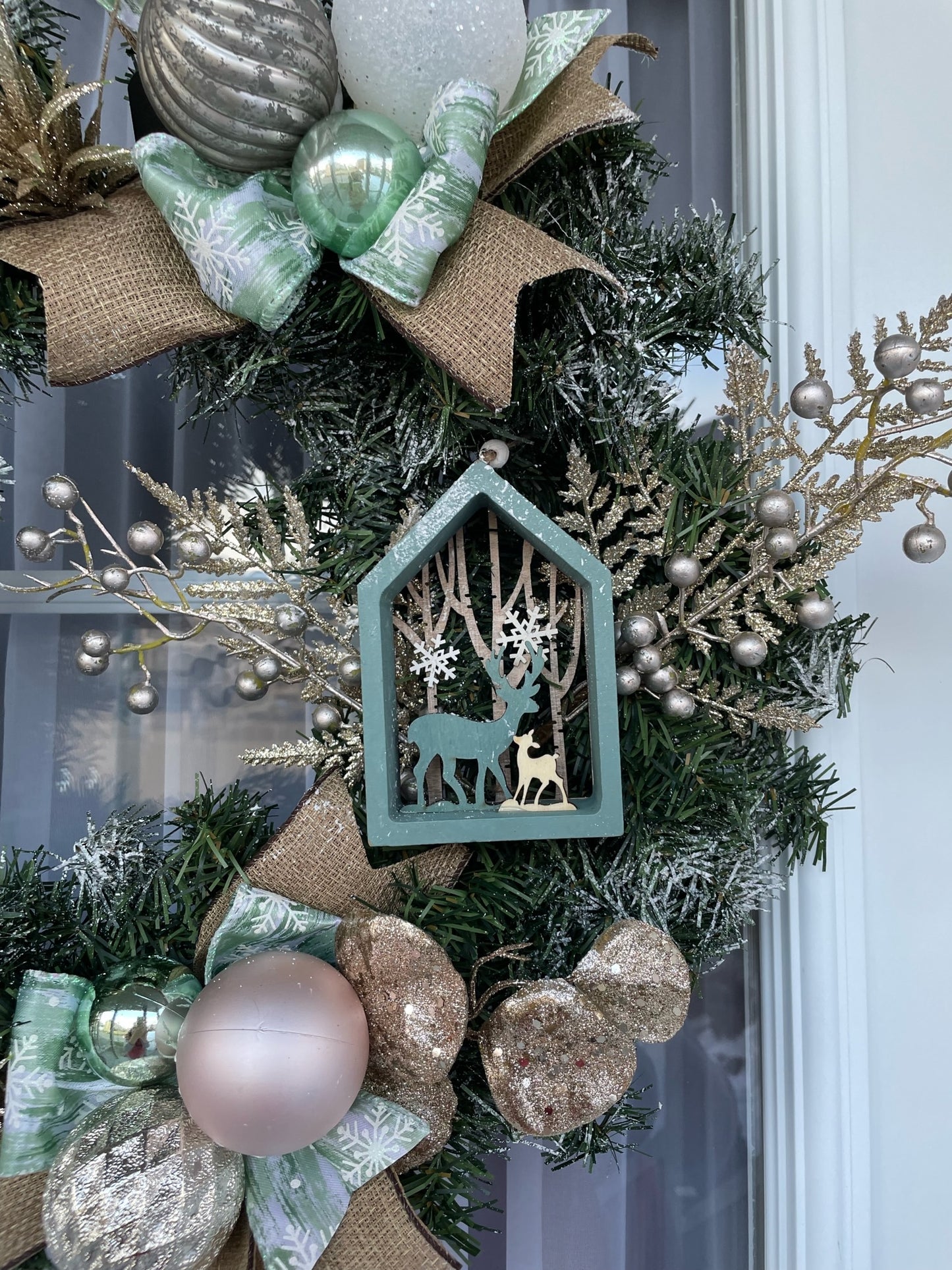 Couronne de Noël " L'exotique "