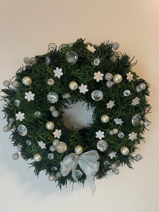 Mini Couronne de Noël " La Brillante "