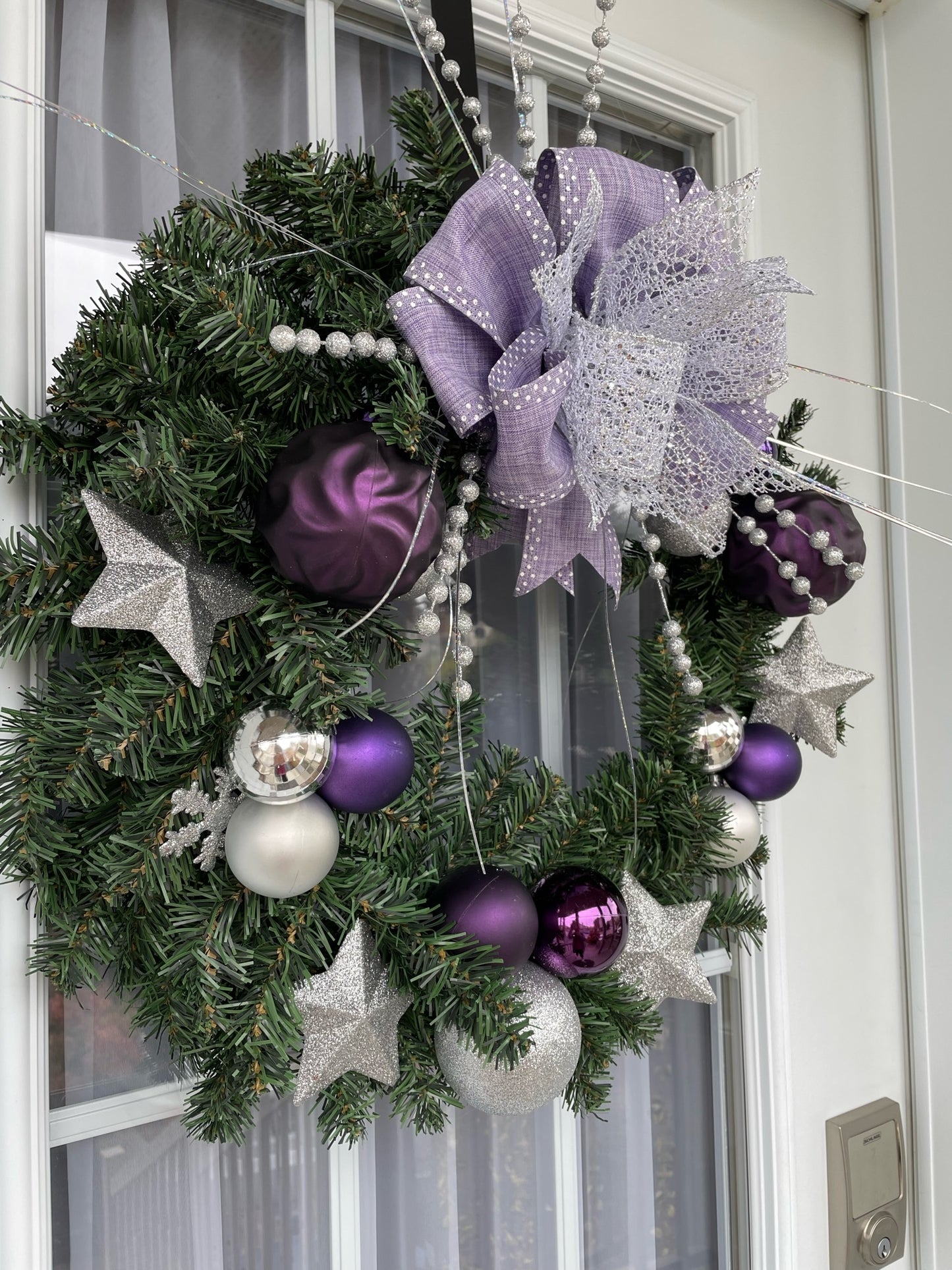 Christmas wreath "The elegant"