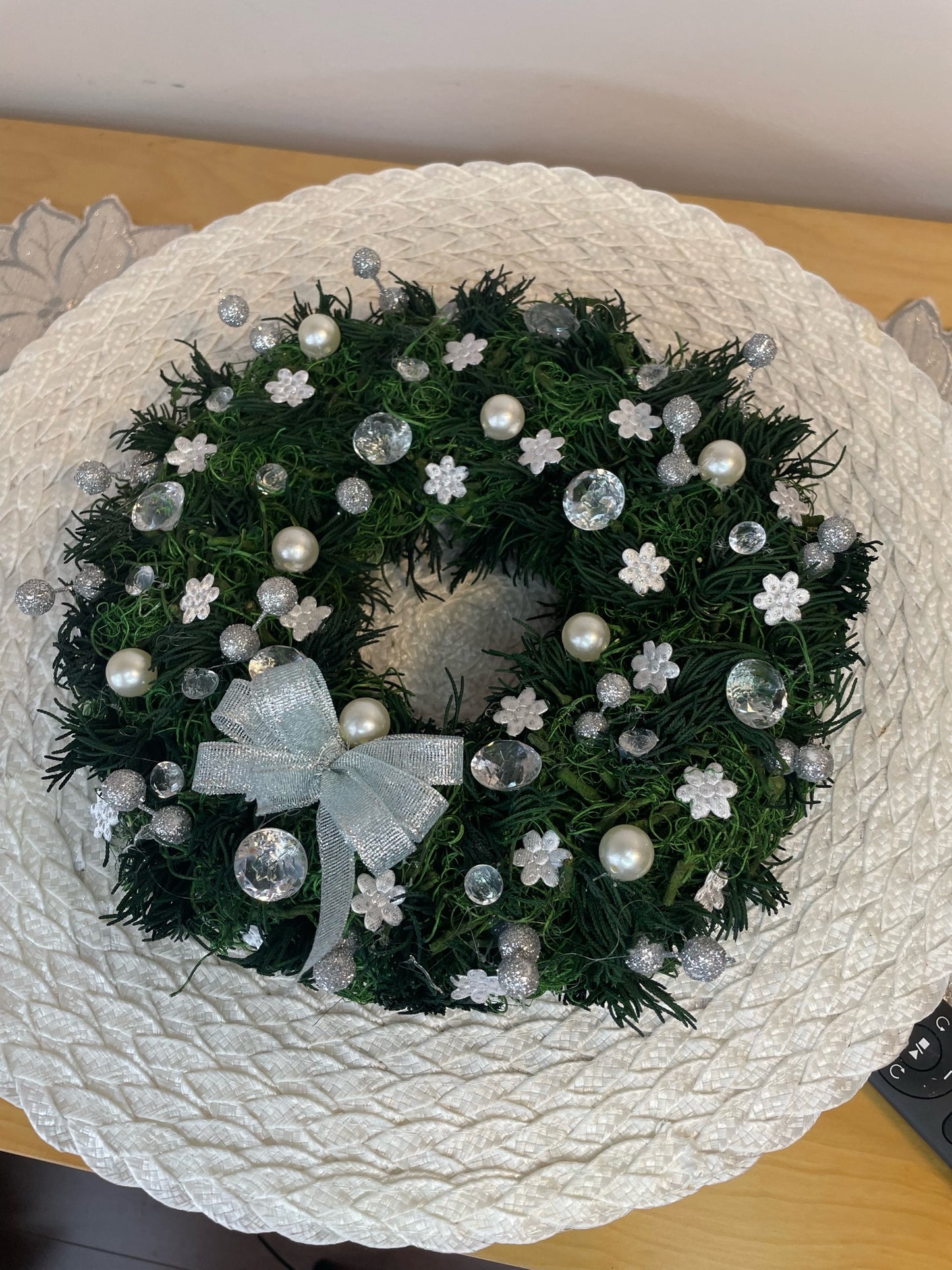 Mini Couronne de Noël " La Brillante "