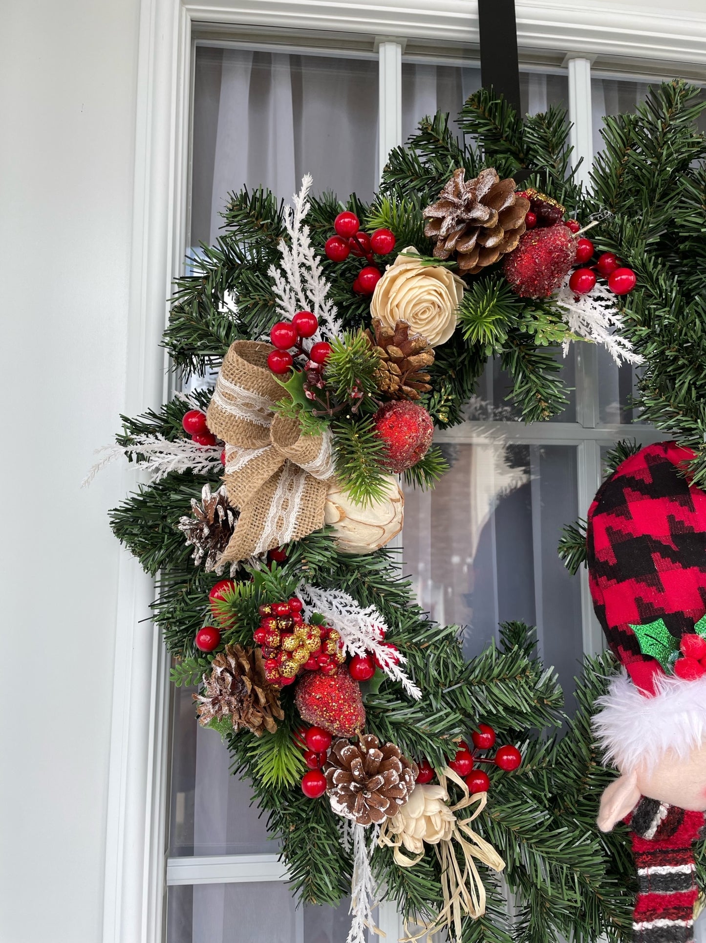 Couronne de Noël " Le Lutin "