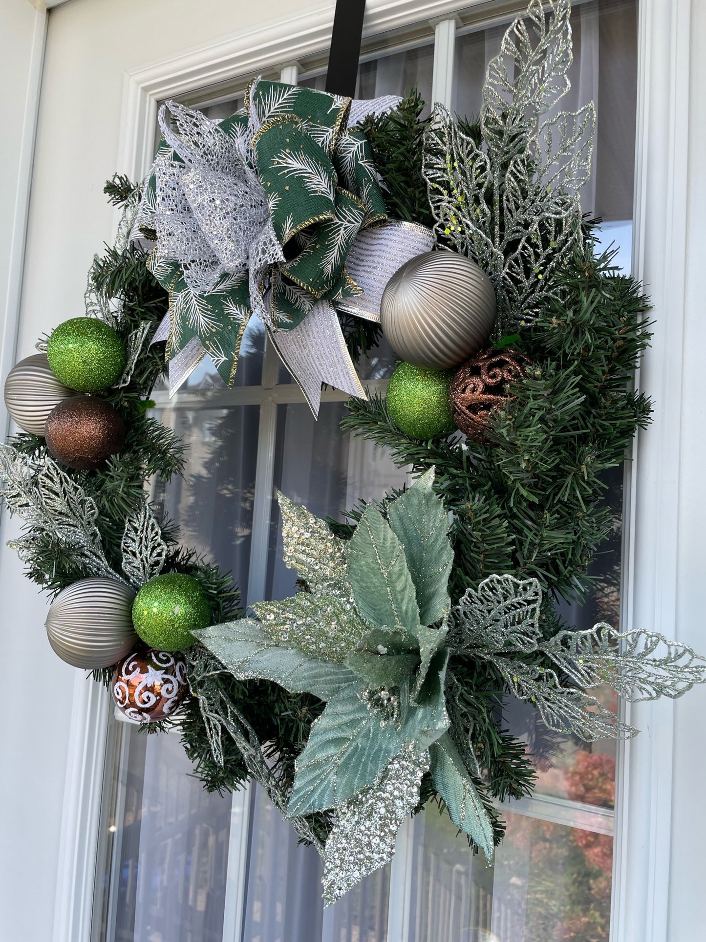 Couronne de Noël " Mon beau sapin vert "