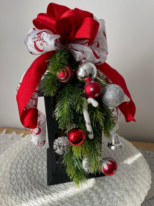 Lanterne Décorative " Le Bonhomme de neige "