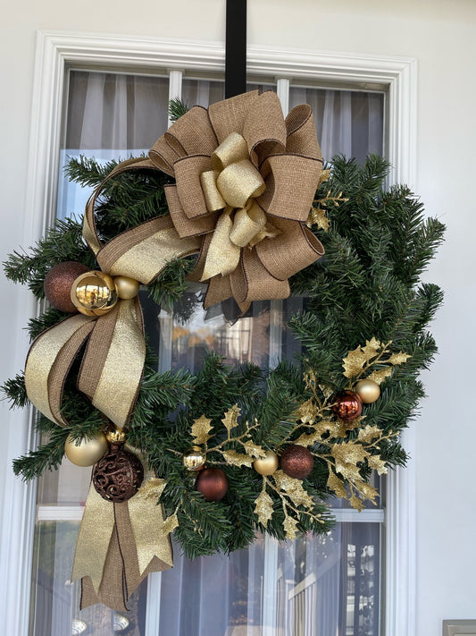 Couronne de Noël " Gold "