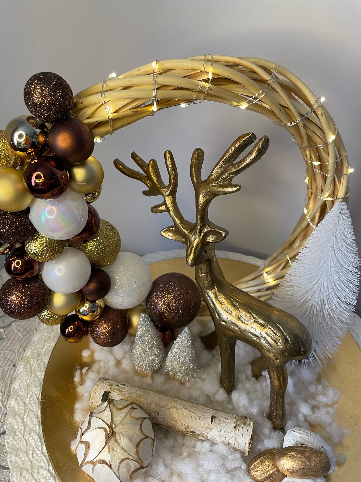 Centre de table "Au pays du cerf "