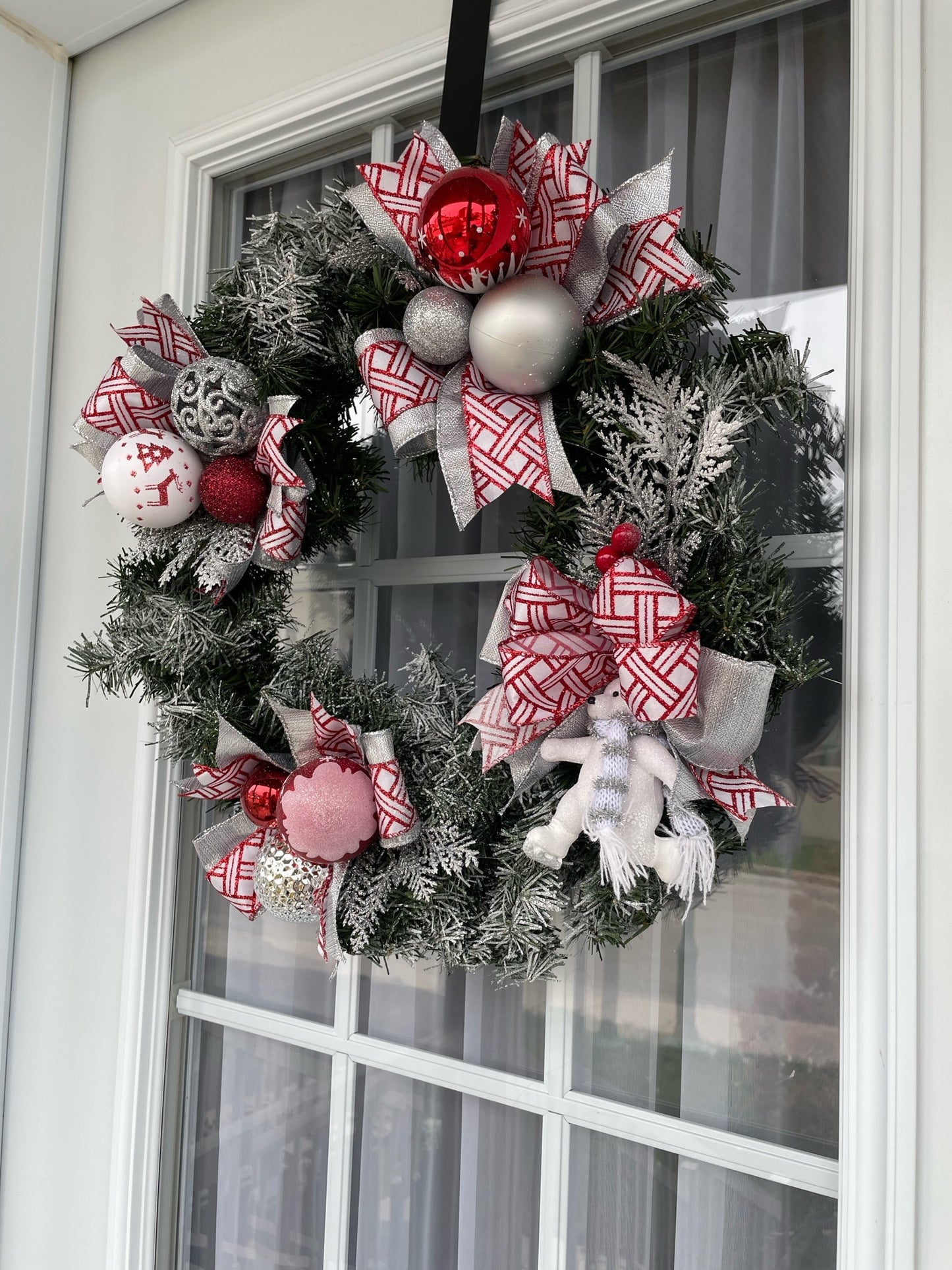 Couronne de Noël " Ours Polars"