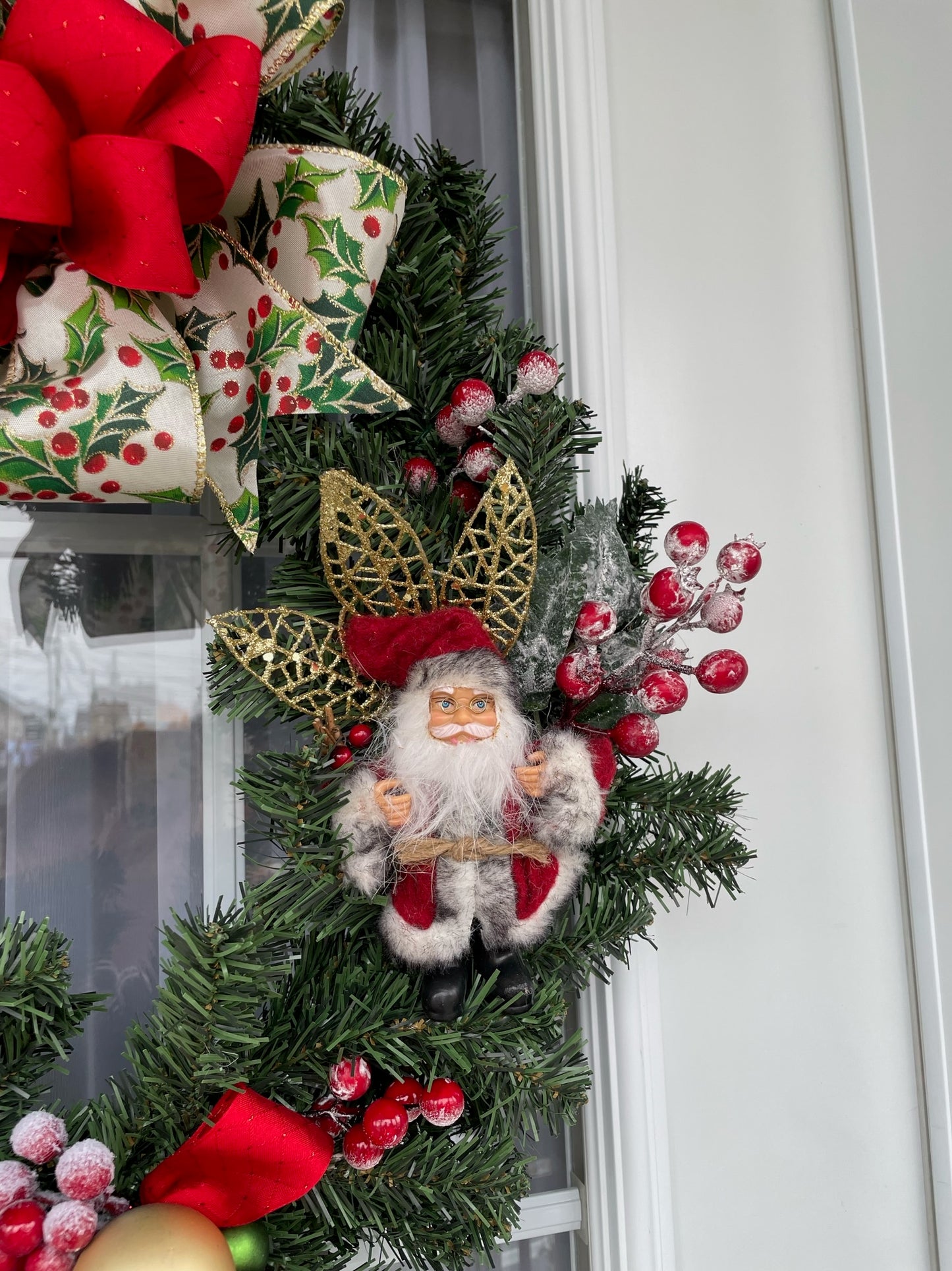 Couronne de Noël " Père Noël "