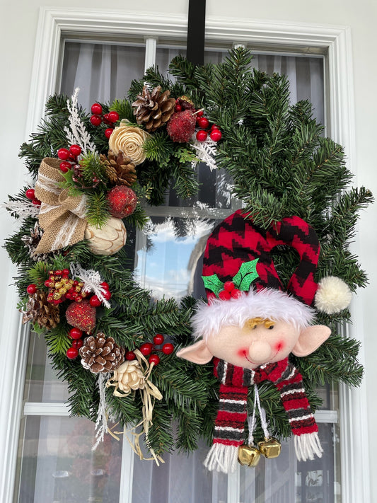 Couronne de Noël " Le Lutin "