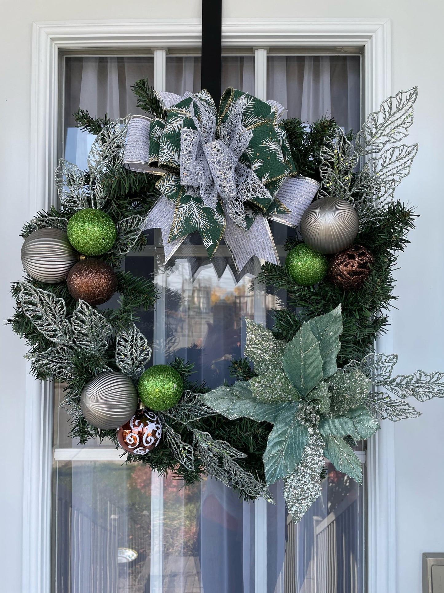 Couronne de Noël " Mon beau sapin vert "