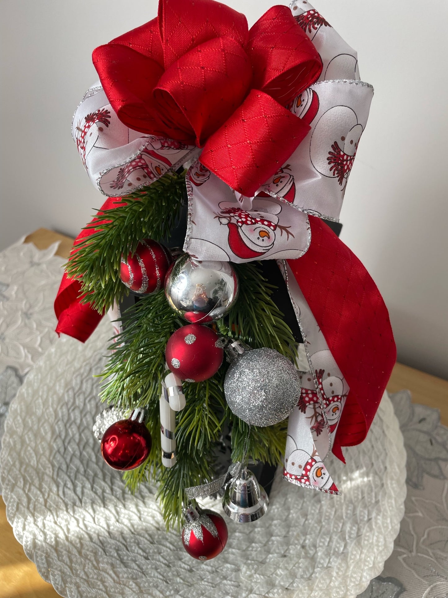 Lanterne Décorative " Le Bonhomme de neige "