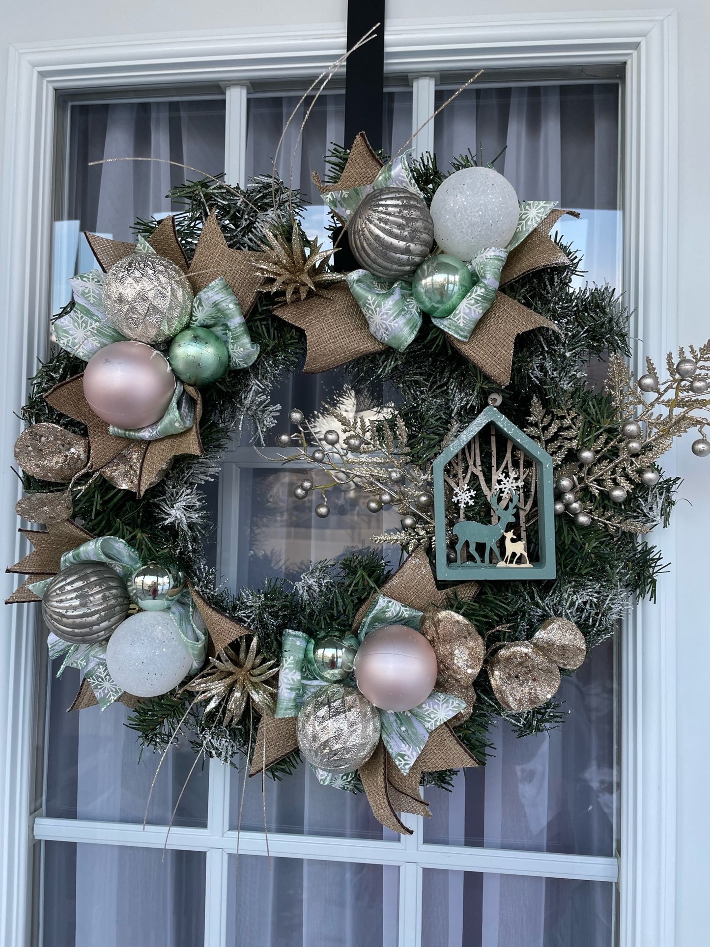 Couronne de Noël " L'exotique "