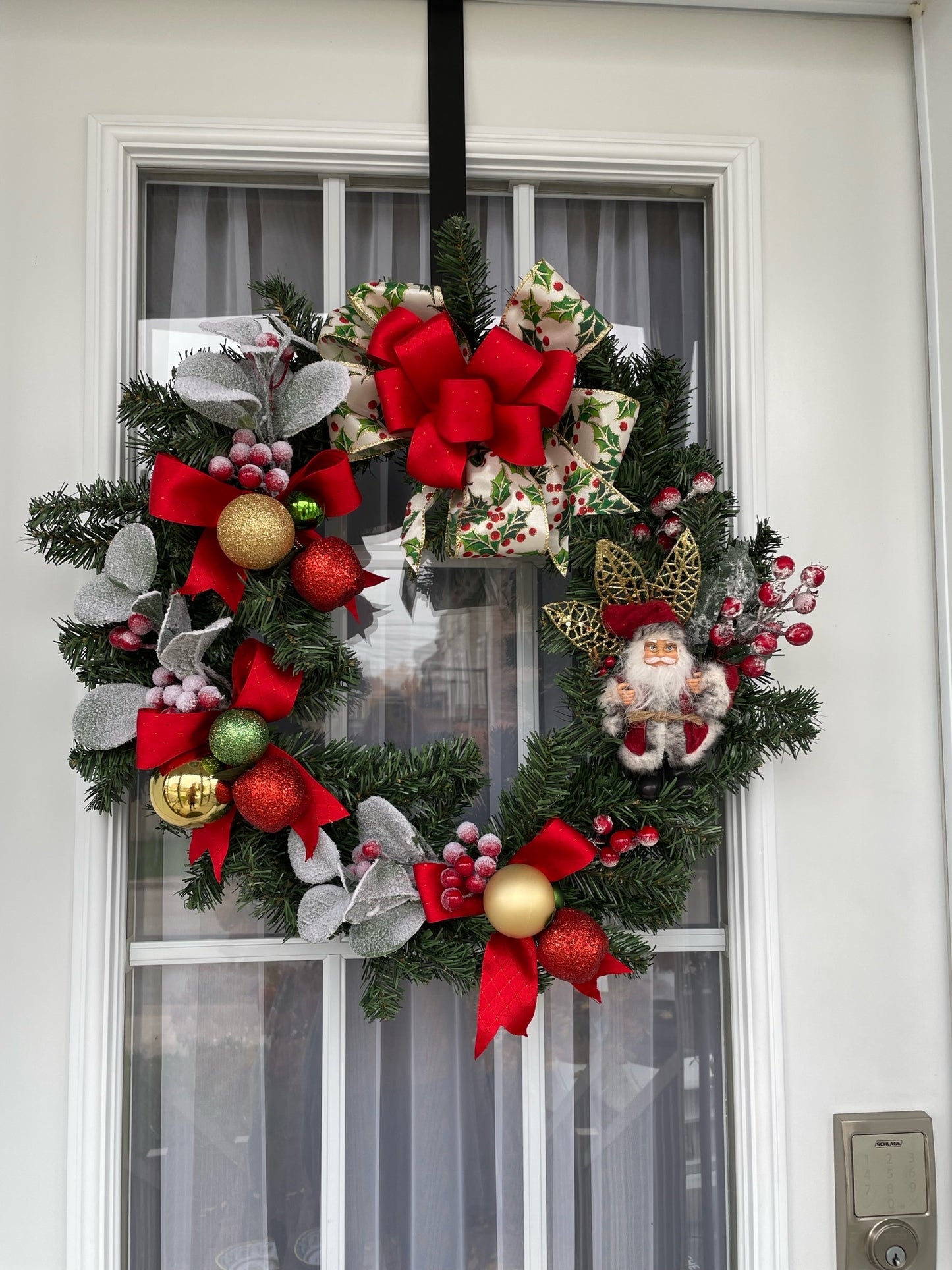 Couronne de Noël " Père Noël "