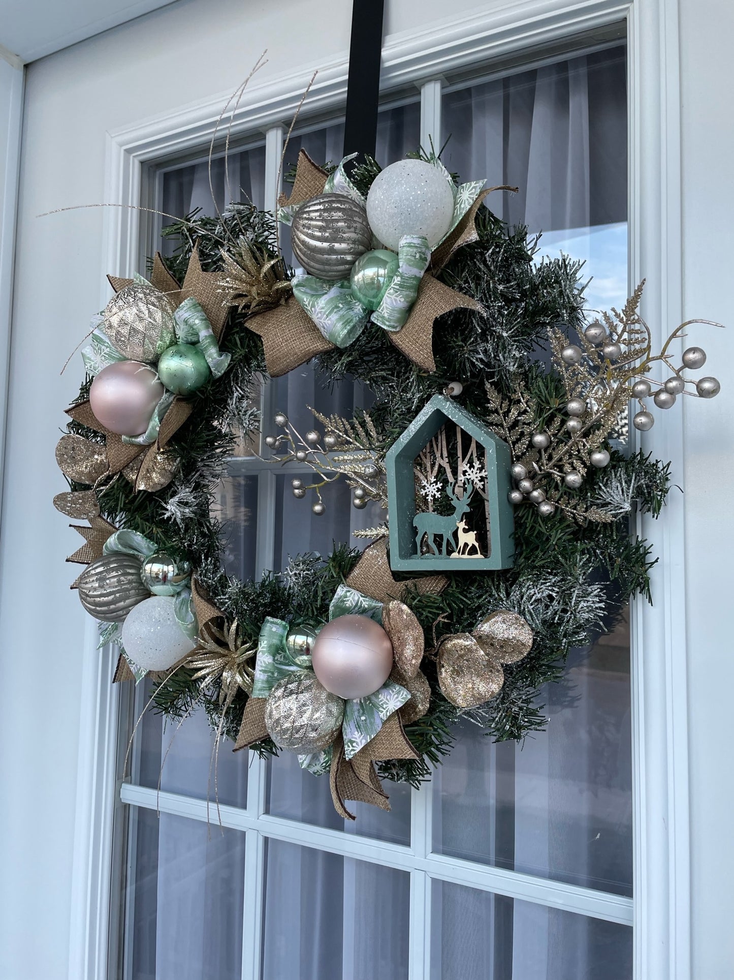 Couronne de Noël " L'exotique "