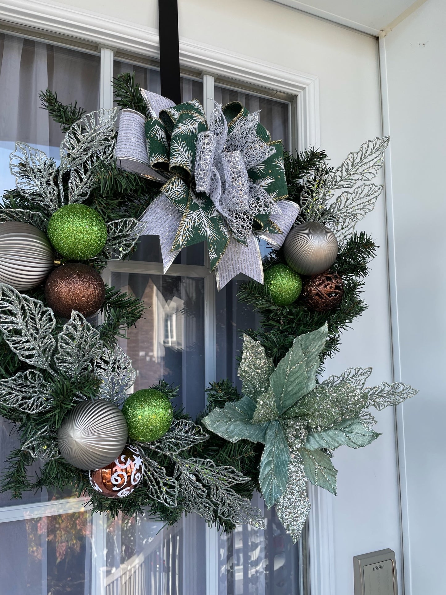 Couronne de Noël " Mon beau sapin vert "