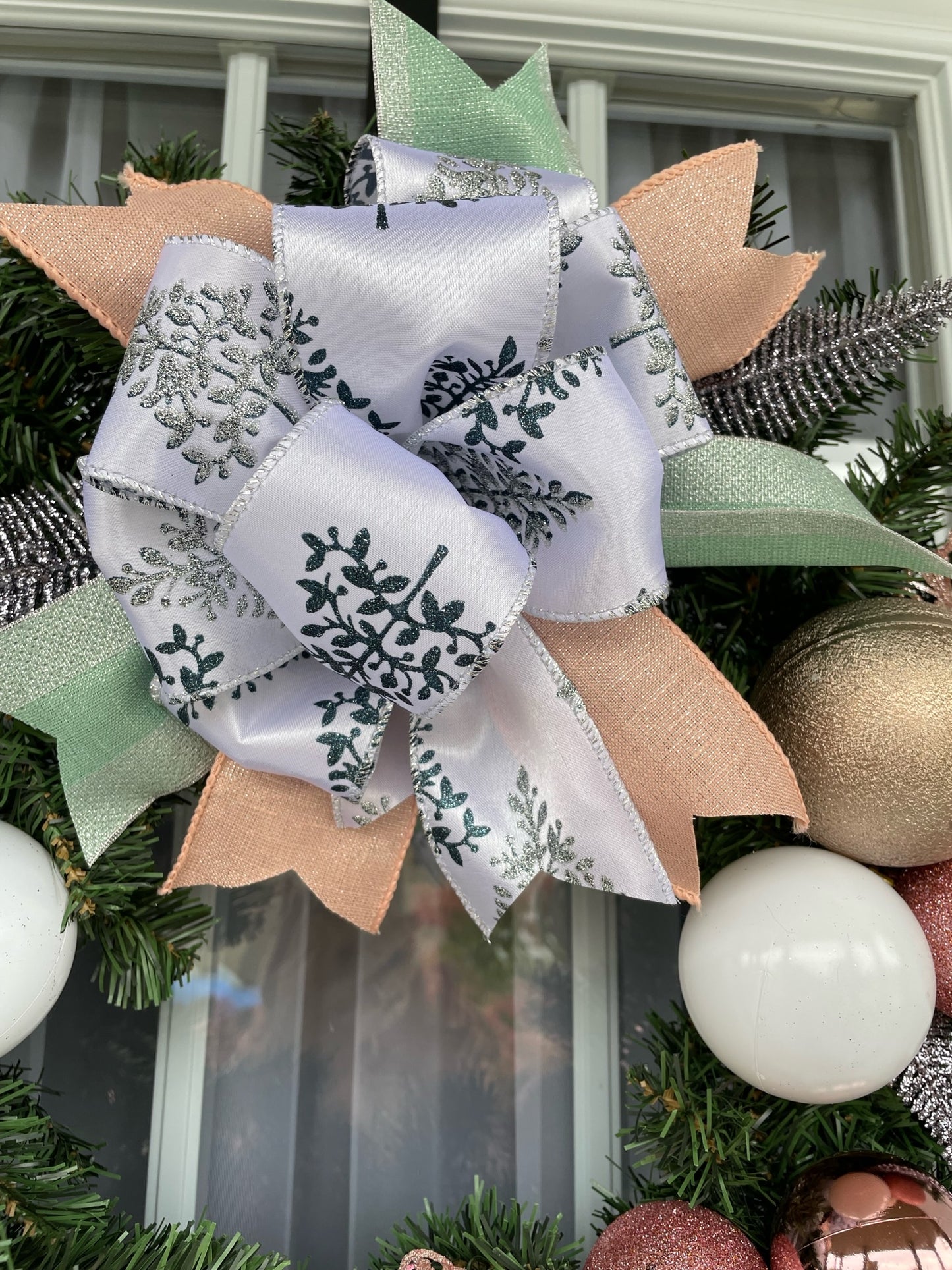 Couronne de Noël " Candy Bear "
