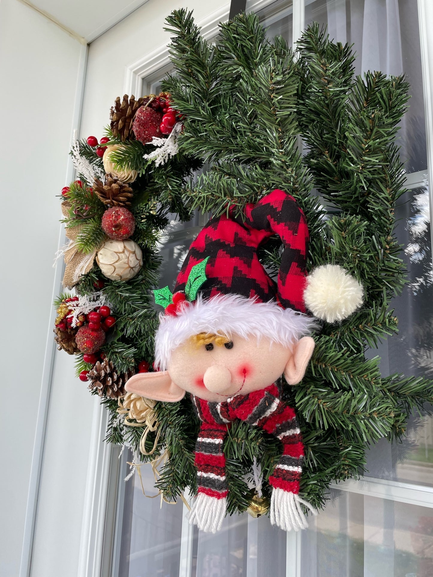 Couronne de Noël " Le Lutin "