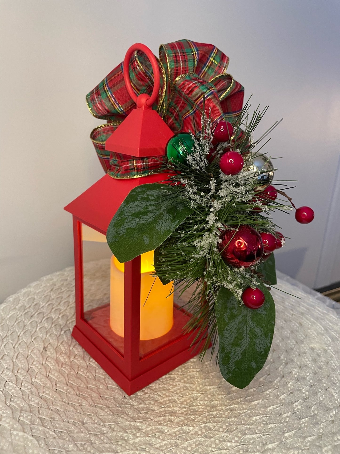 Decorative Lantern "Christmas is Christmas"