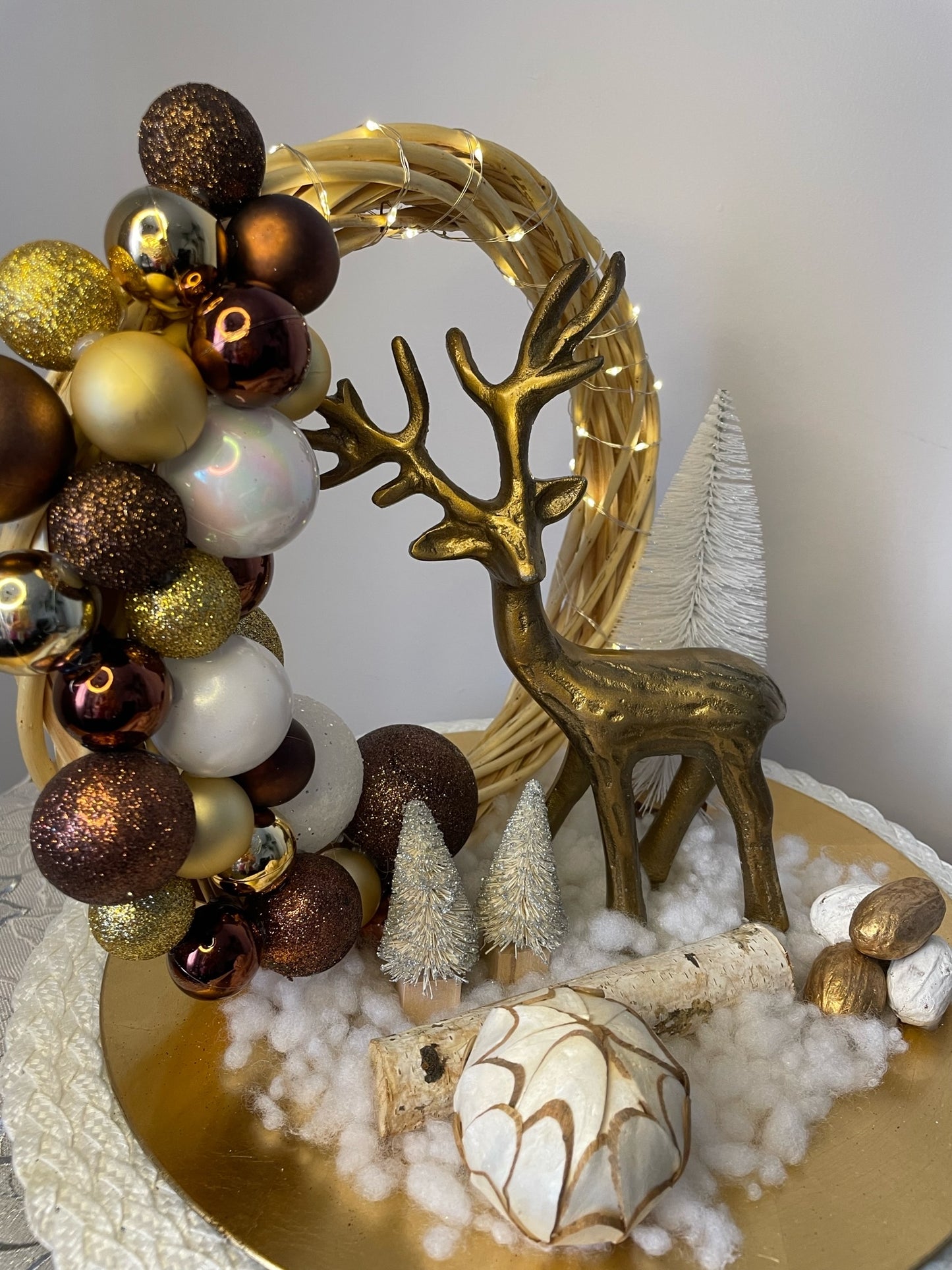 Centre de table "Au pays du cerf "