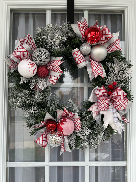 Couronne de Noël " Ours Polars"