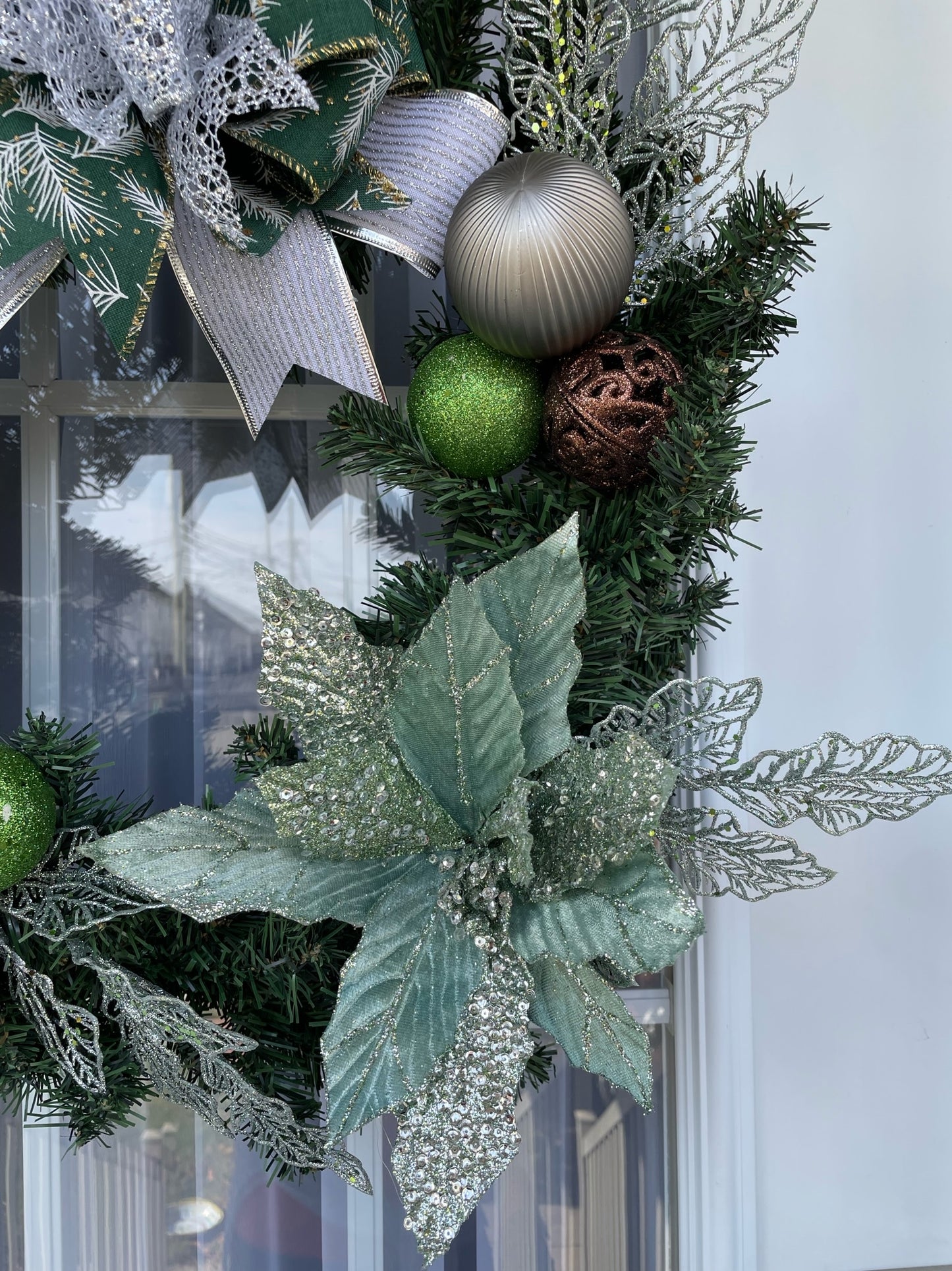 Couronne de Noël " Mon beau sapin vert "