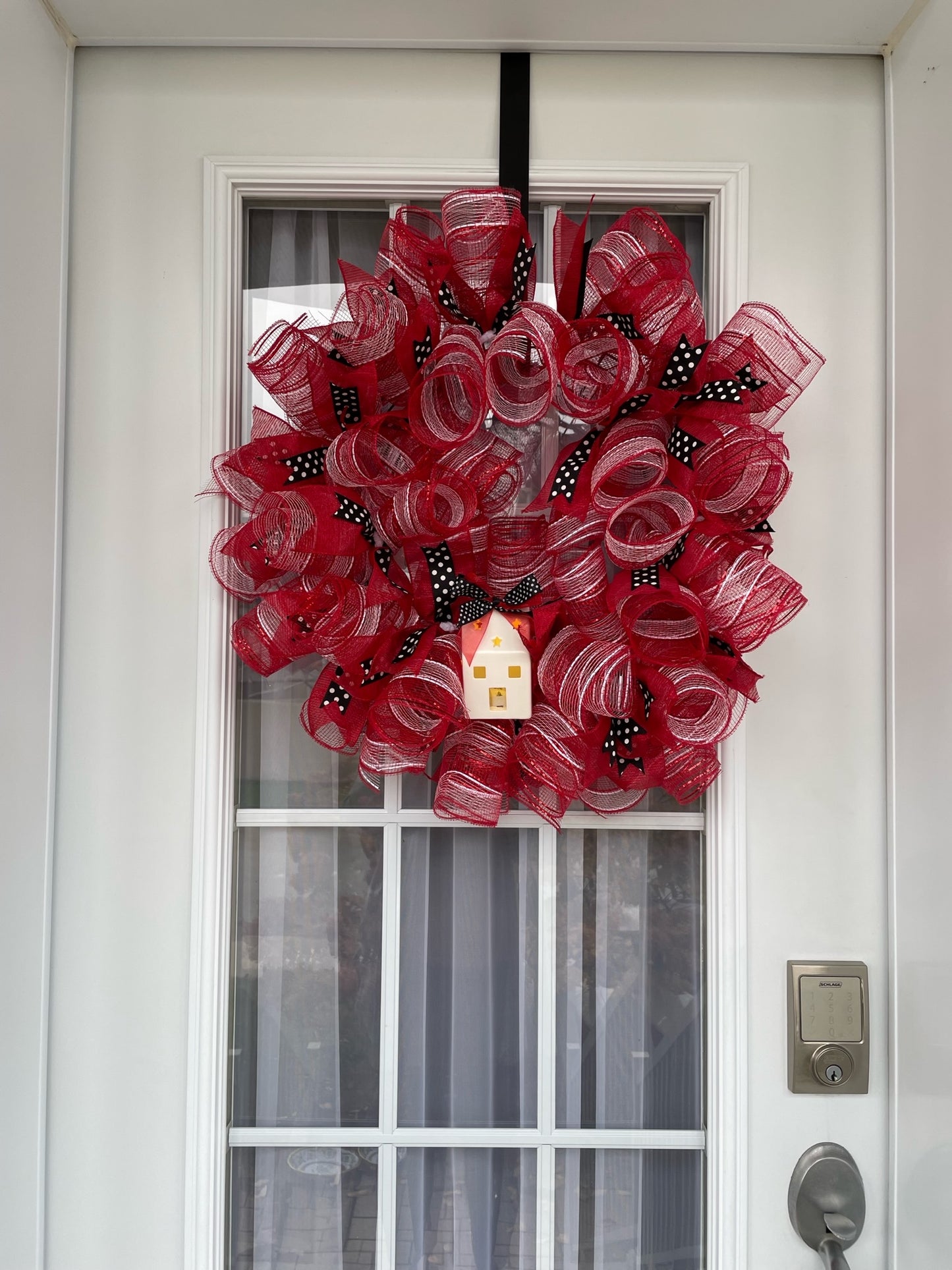 Couronne de Noël " La Maisonnette "