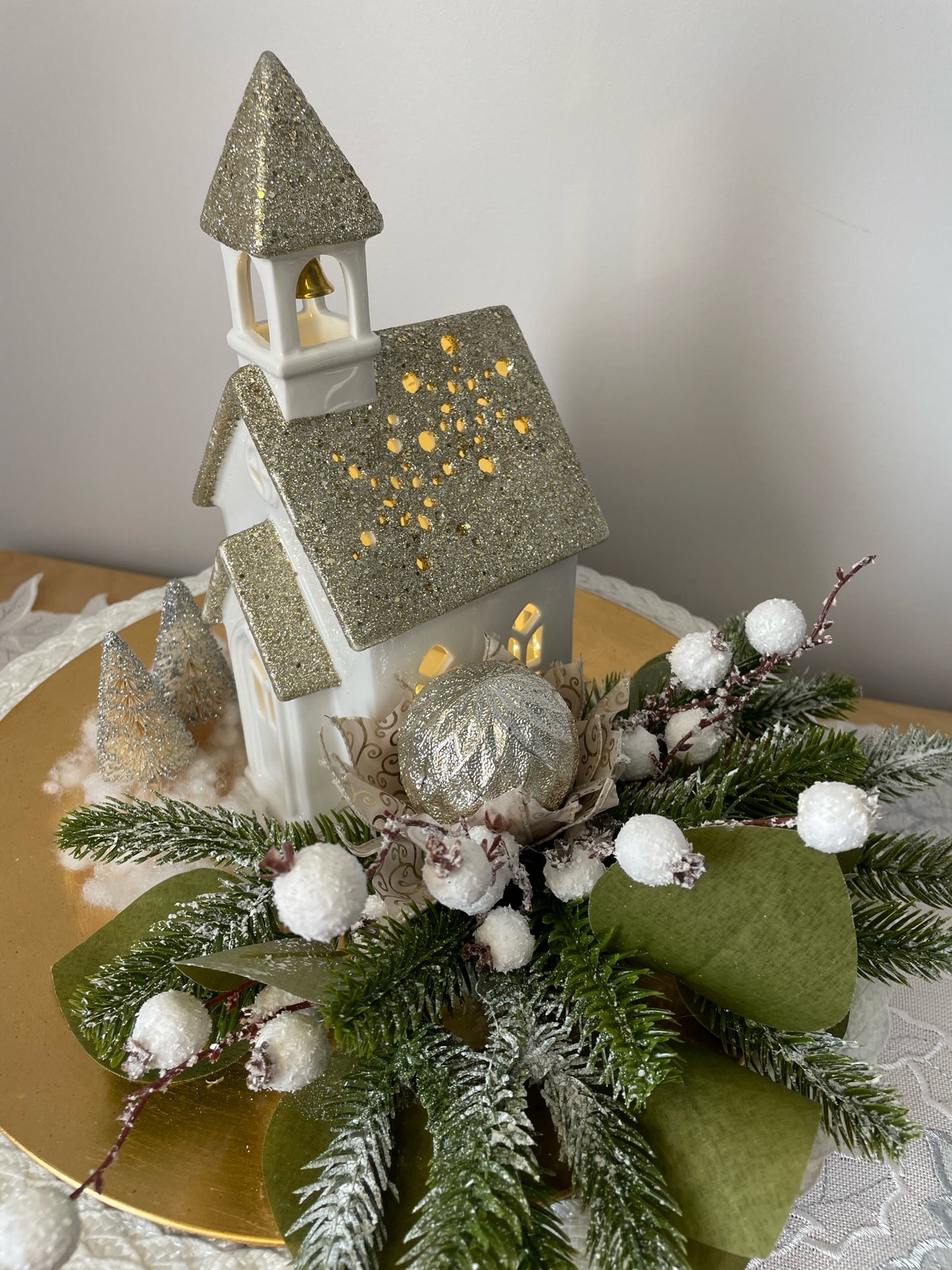 Centre de table " L'Église"