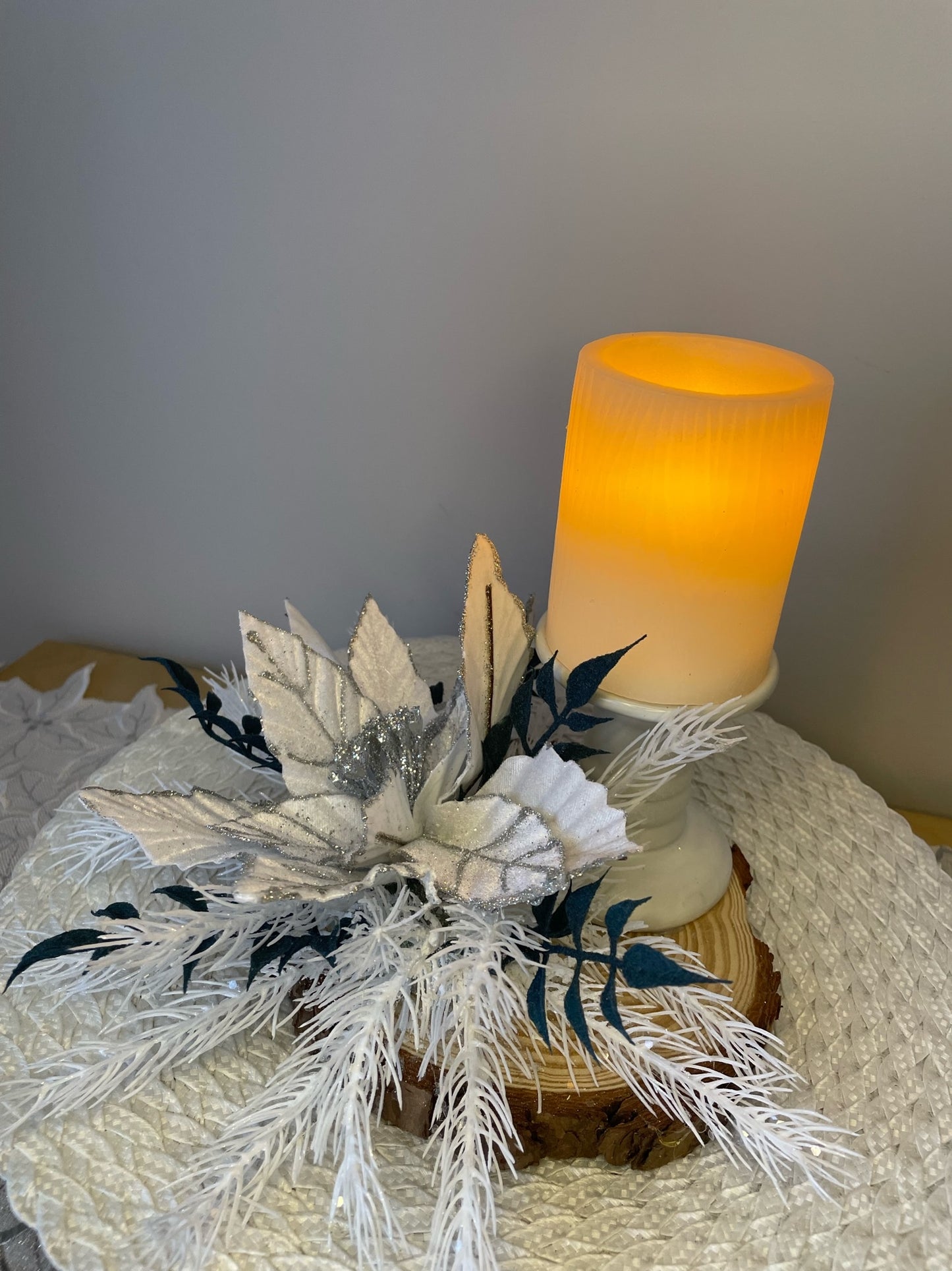 Centre de table " La Nuit Blanche "