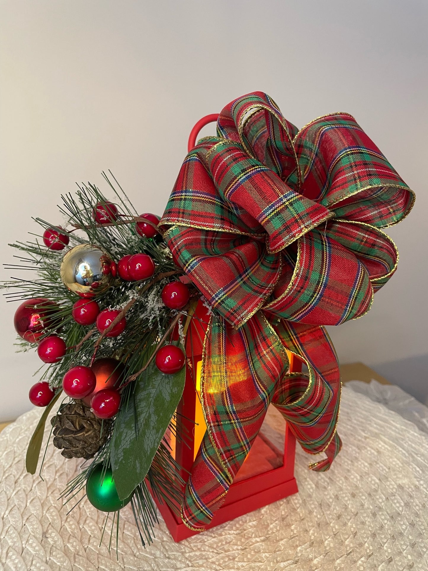 Decorative Lantern "Christmas is Christmas"