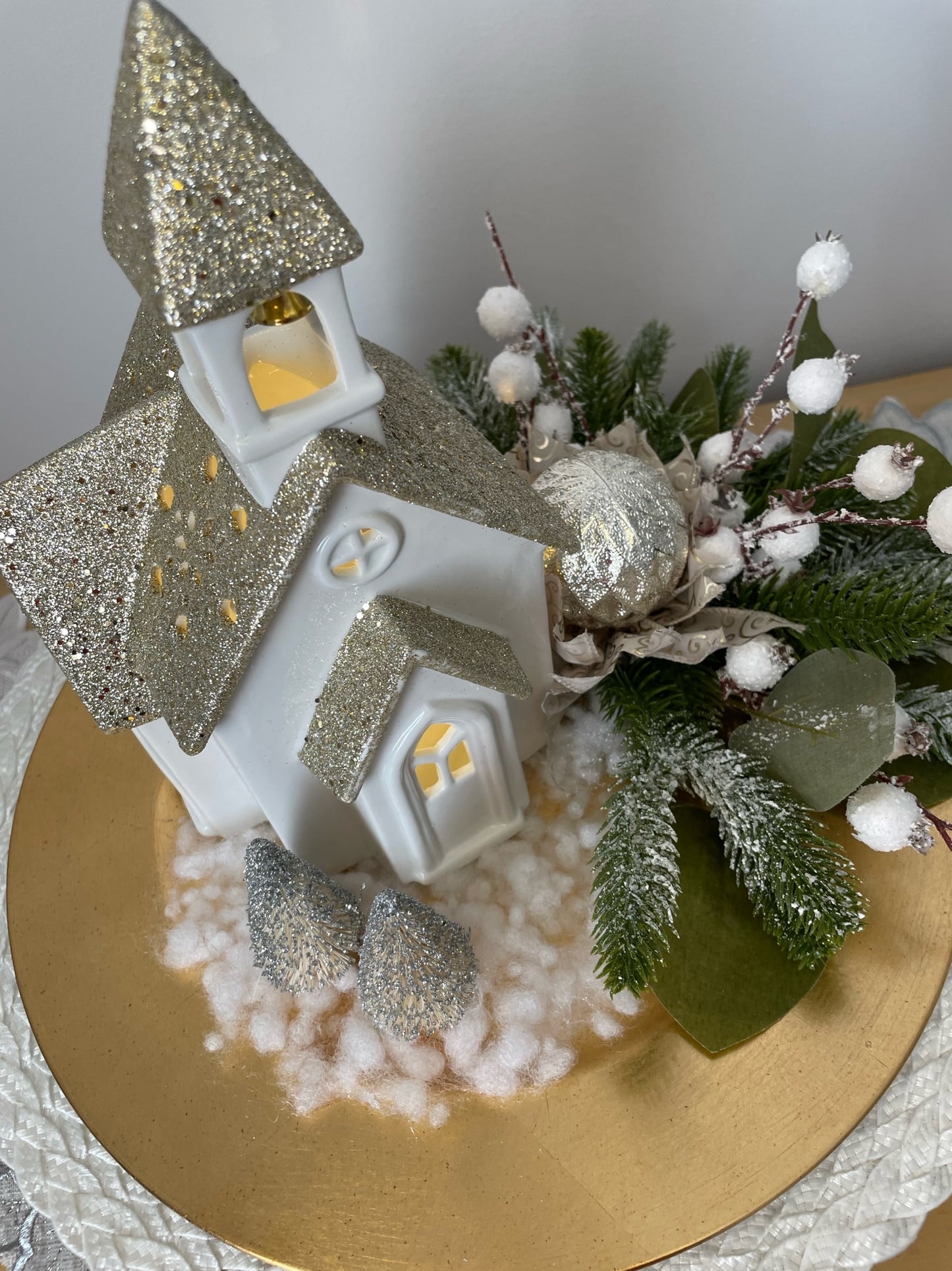 Centre de table " L'Église"