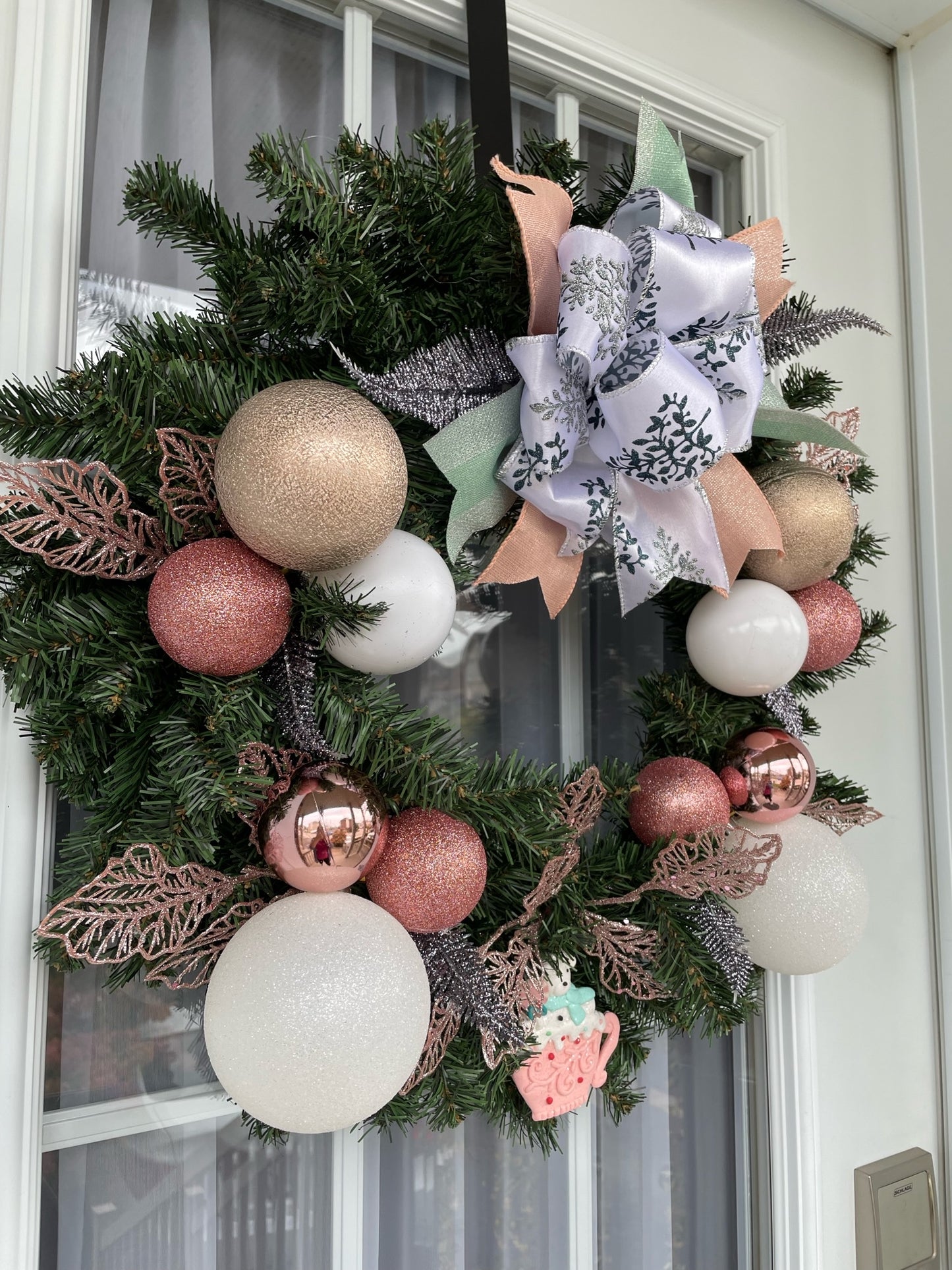 Couronne de Noël " Candy Bear "