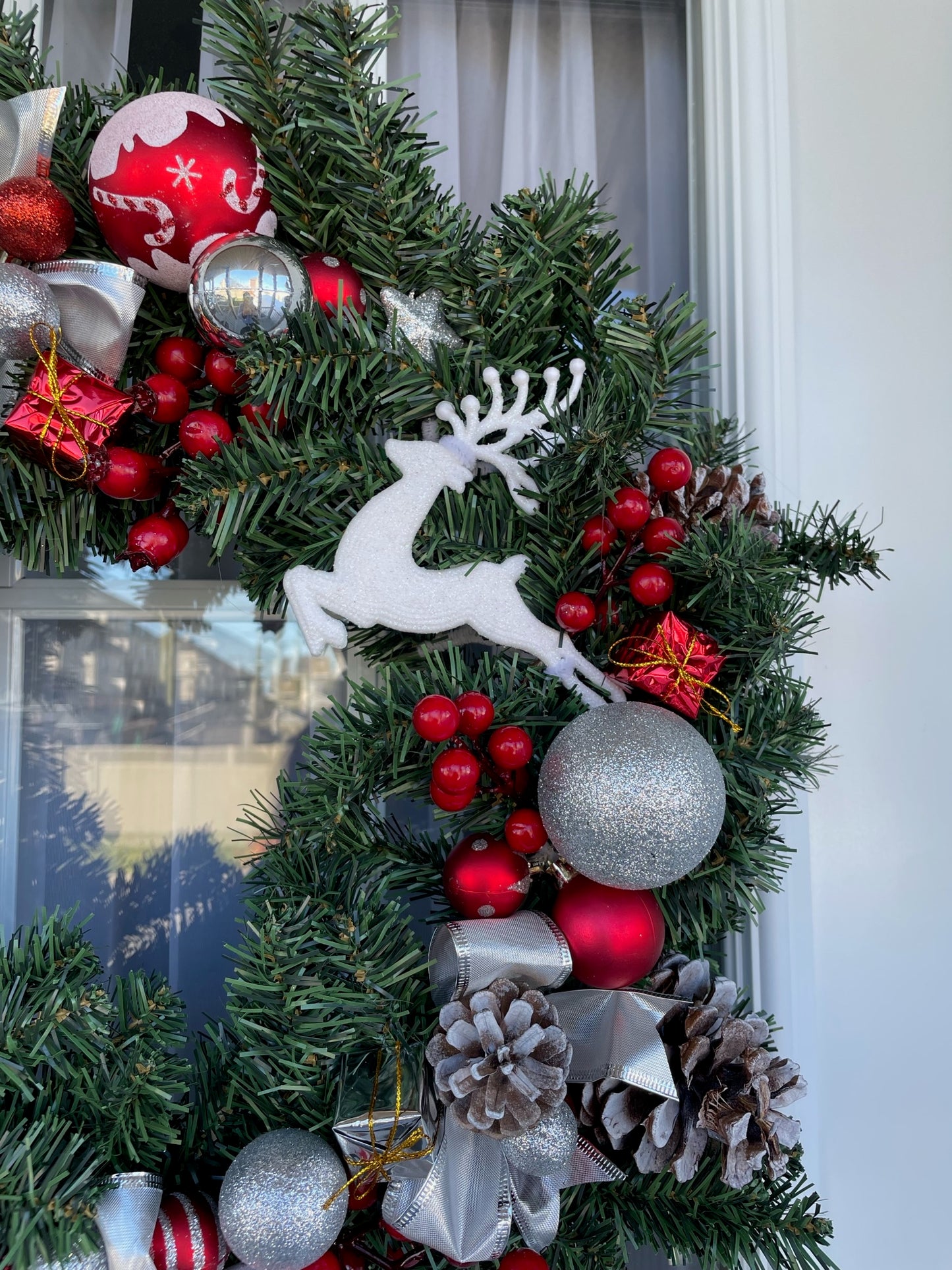 Couronne de Noël " Extra Cerises "