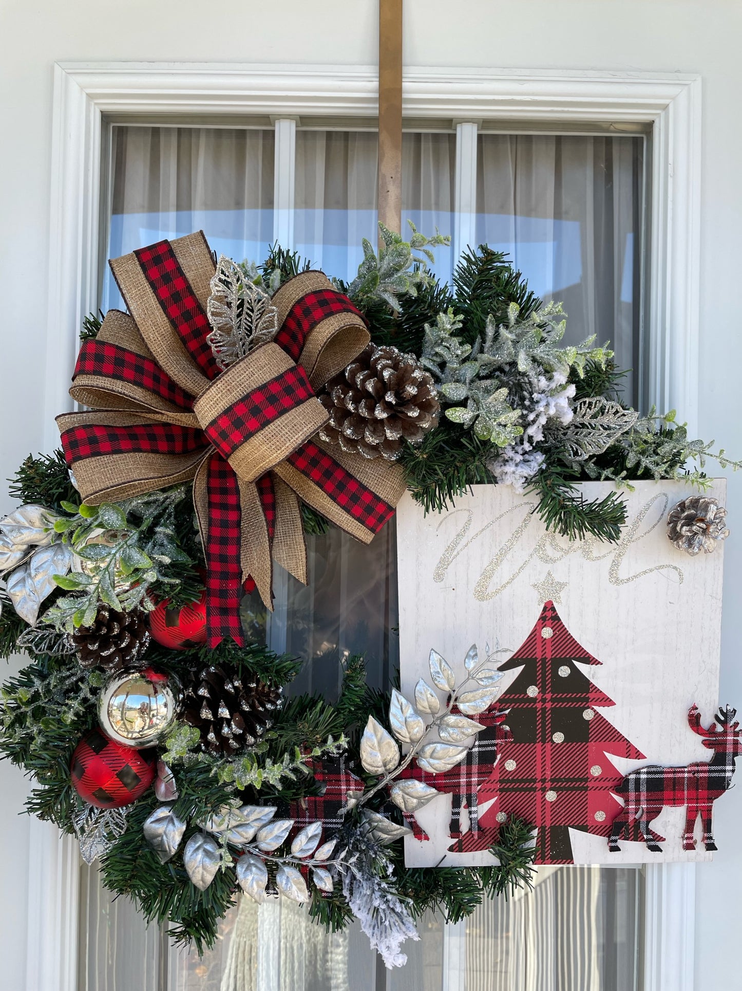 Couronne " Le sapin de Noel "