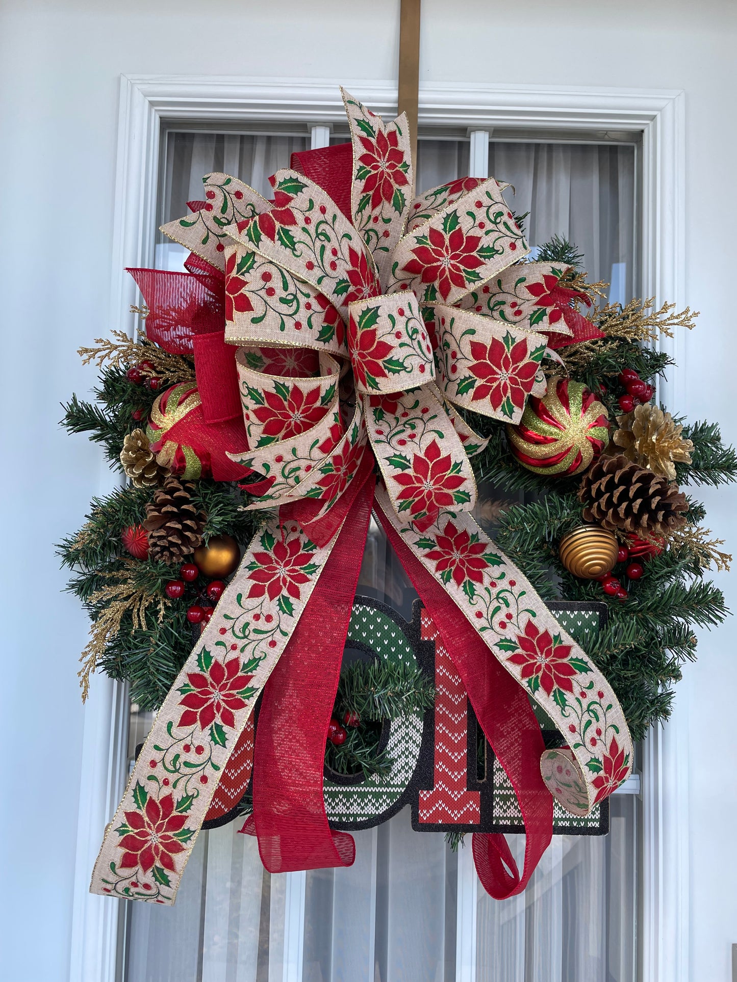Loop & Joy Christmas Wreath