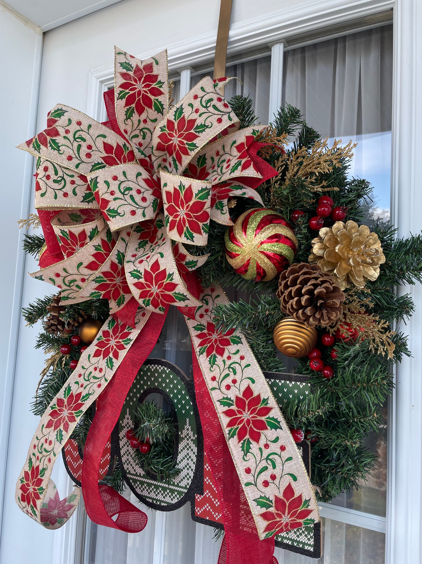 Loop & Joy Christmas Wreath