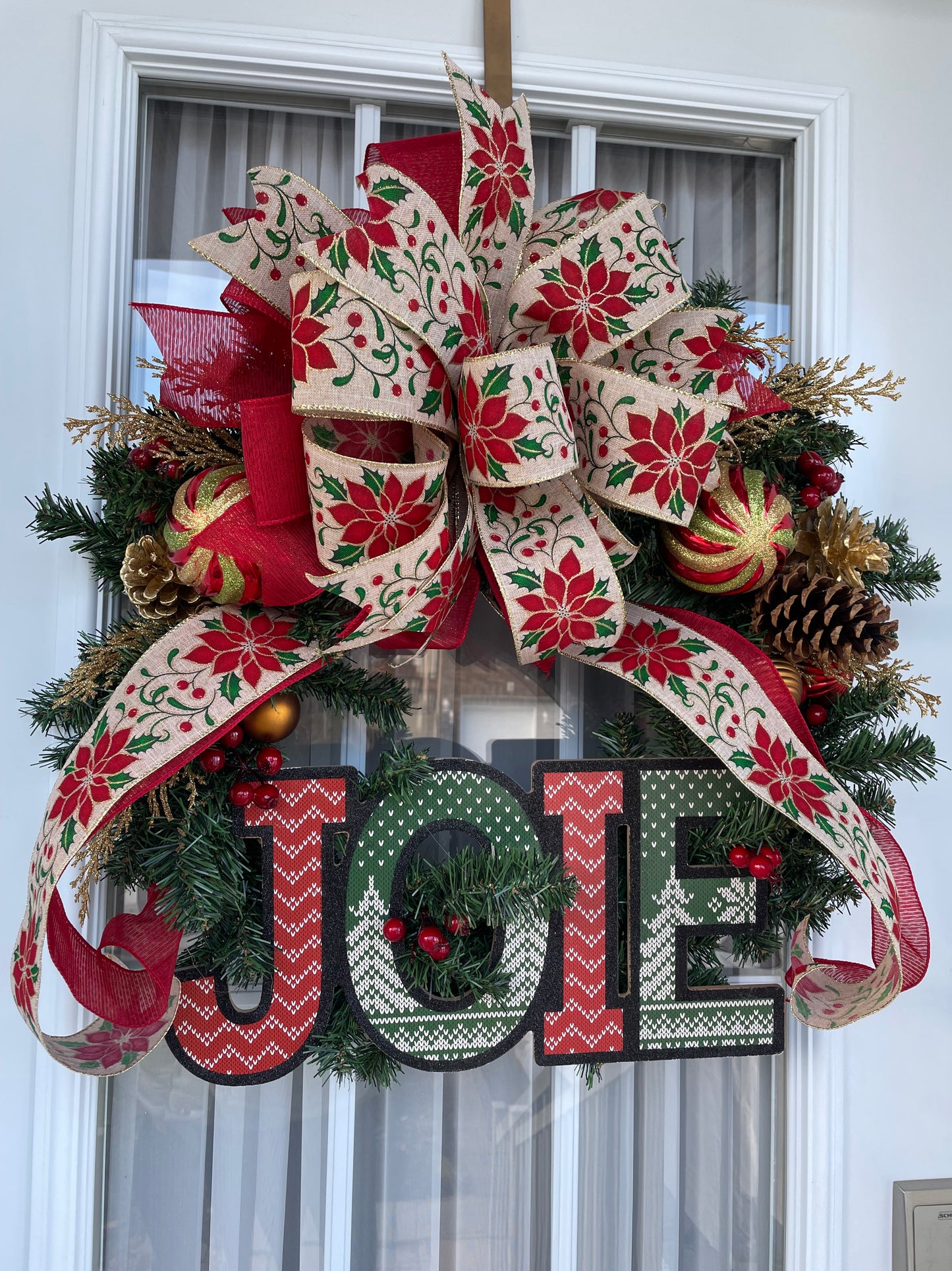 Loop & Joy Christmas Wreath