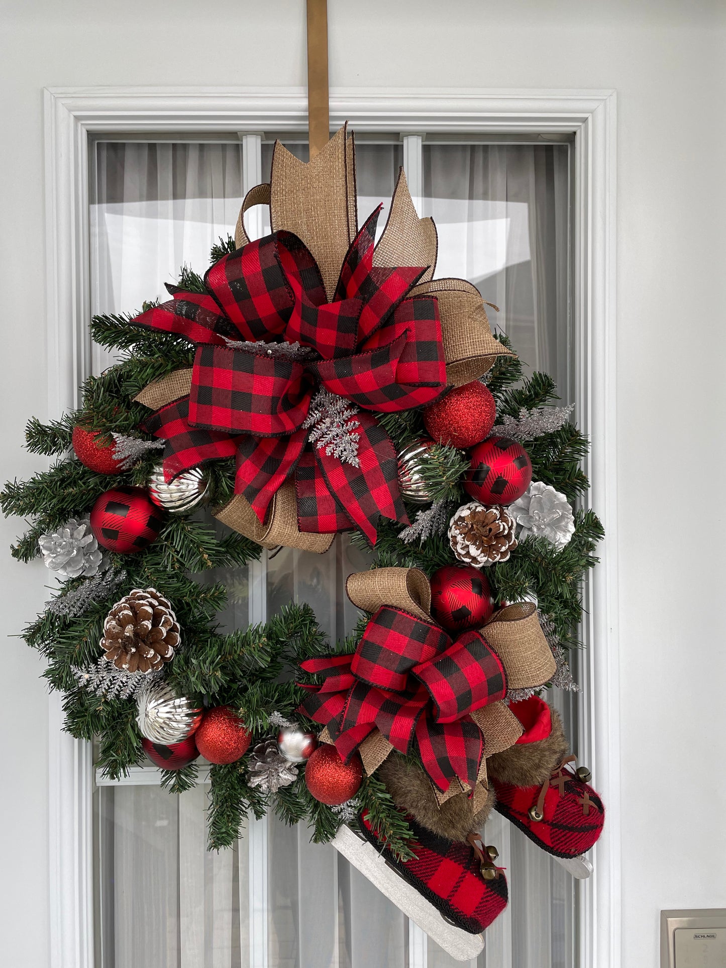 Couronnes de NOËL Boucles & Patin