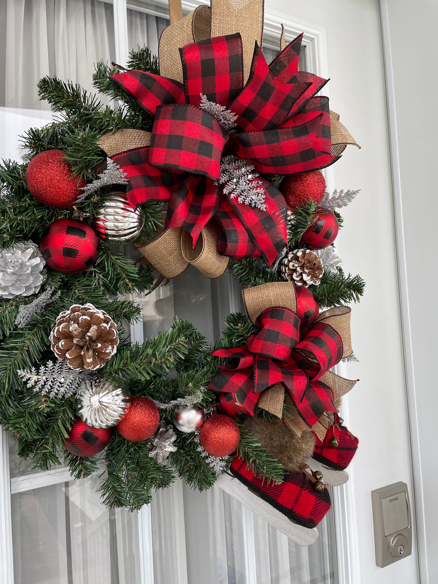 Couronnes de NOËL Boucles & Patin