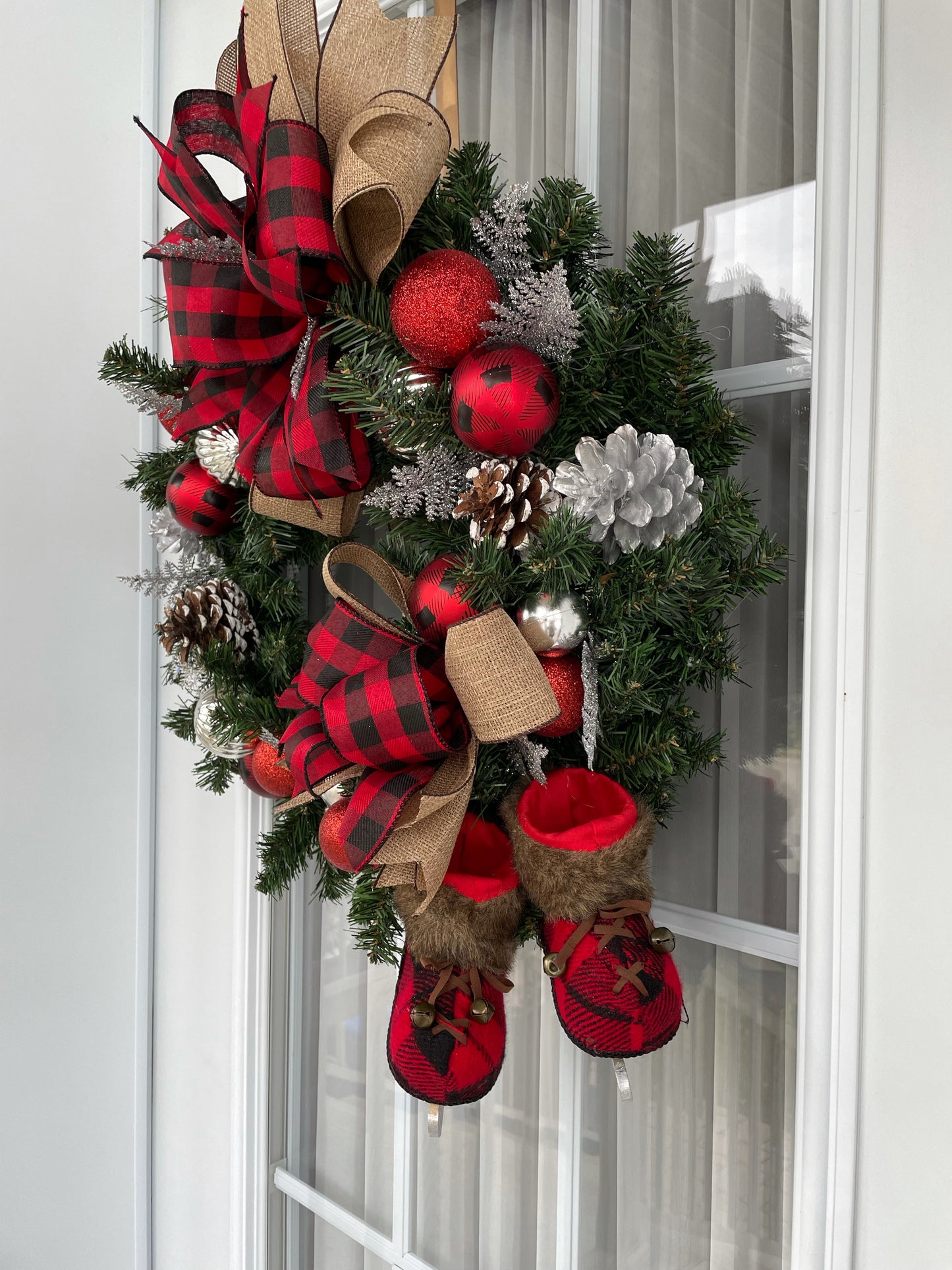 Couronnes de NOËL Boucles & Patin