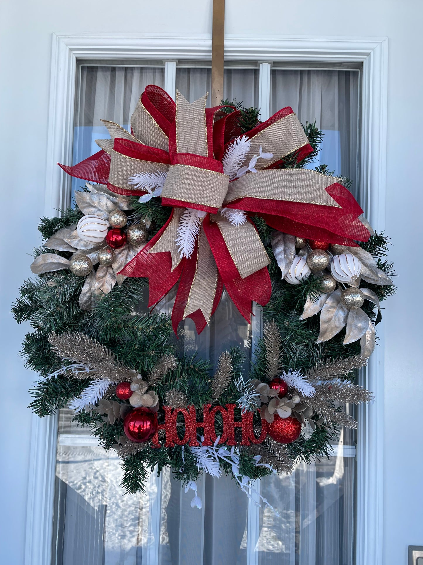 Couronnes de NOËL affiche HOHOHO