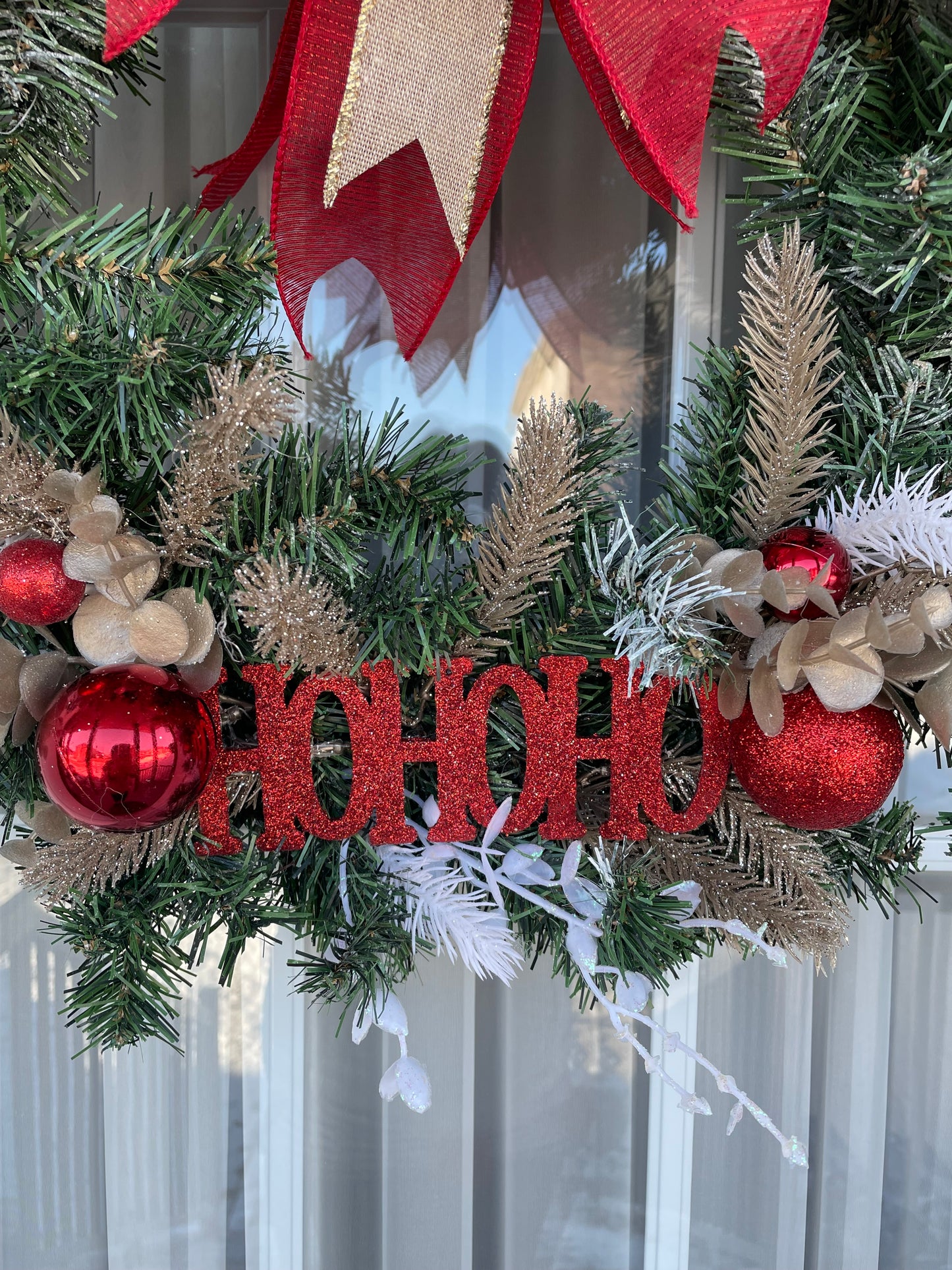 Couronnes de NOËL affiche HOHOHO