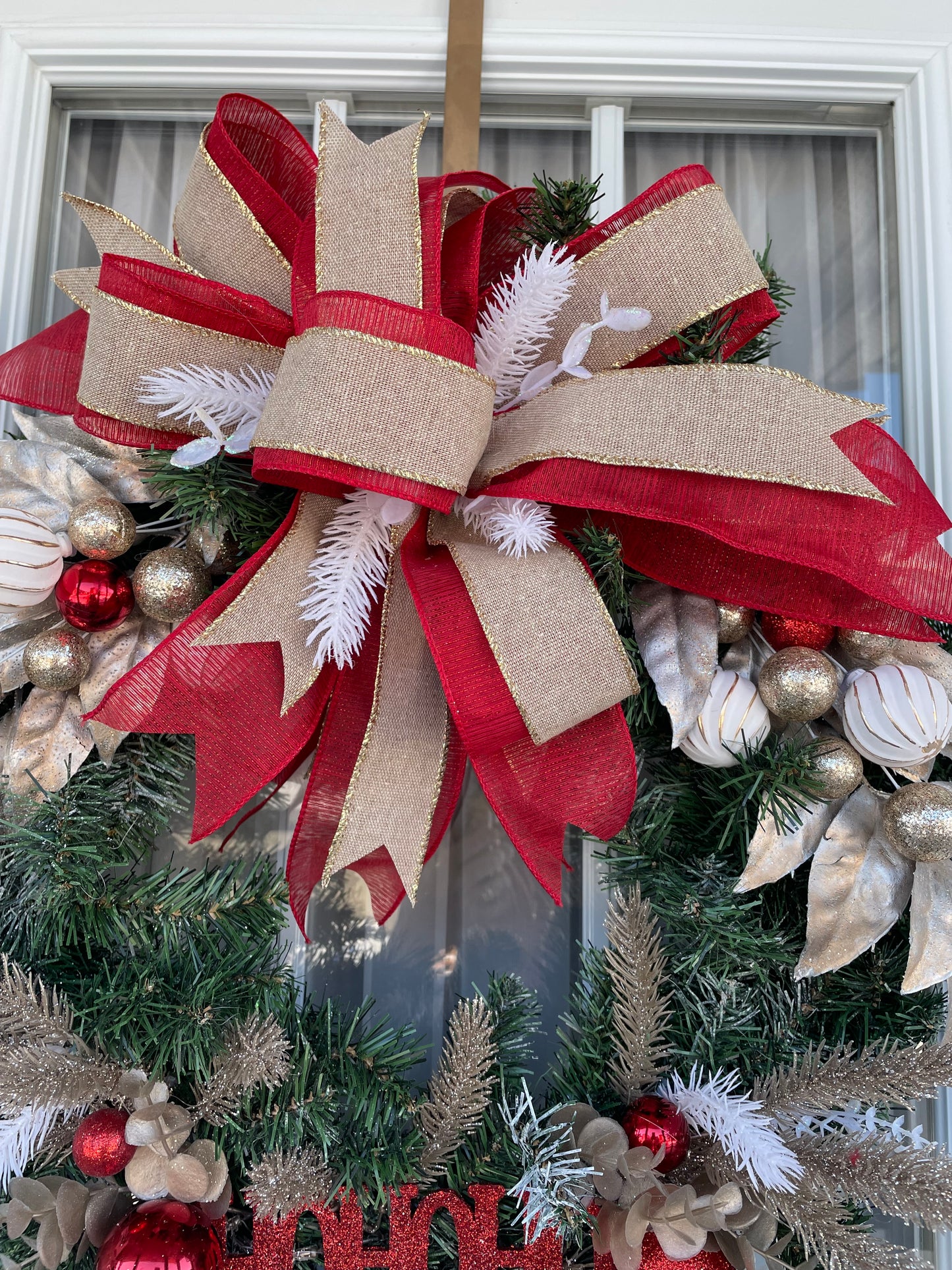 Couronnes de NOËL affiche HOHOHO