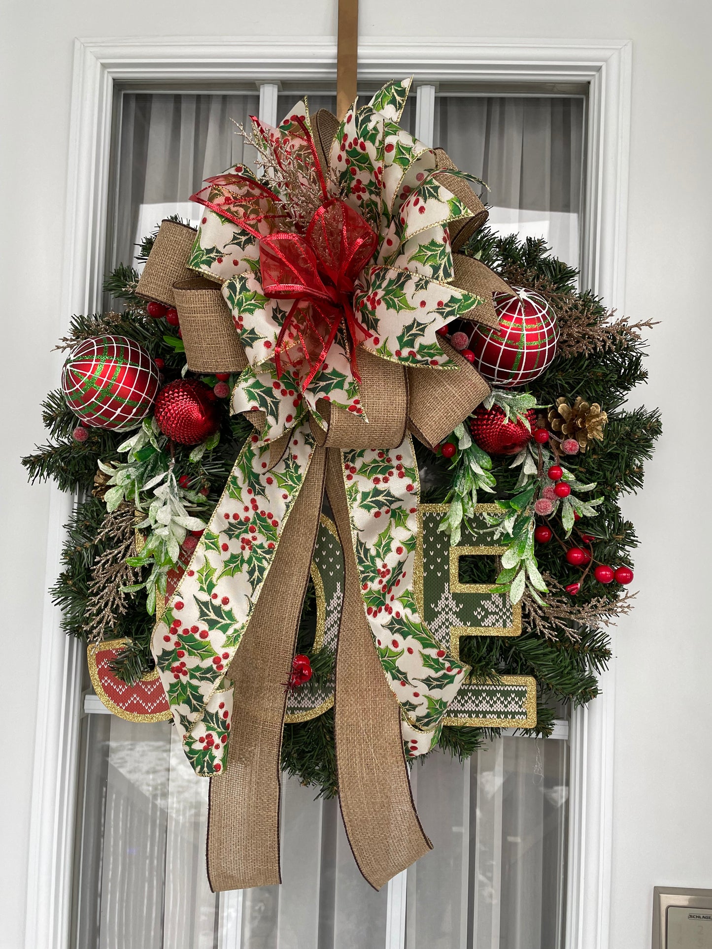 Couronne " La Joie de NOËL "