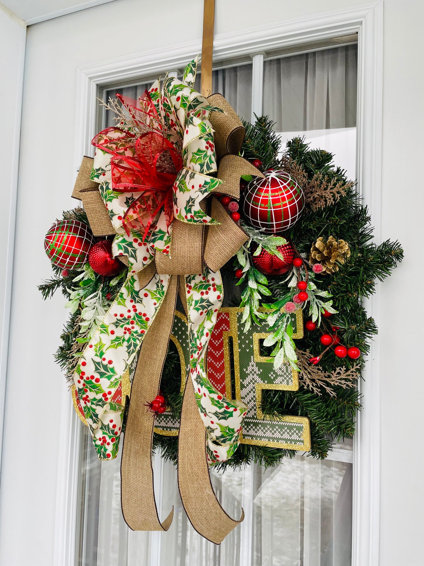 Couronne " La Joie de NOËL "