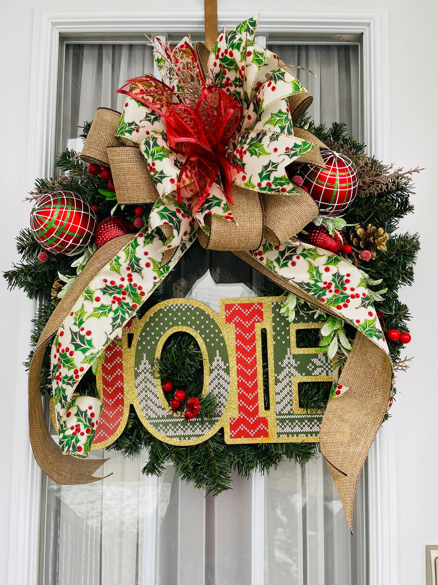 Couronne " La Joie de NOËL "