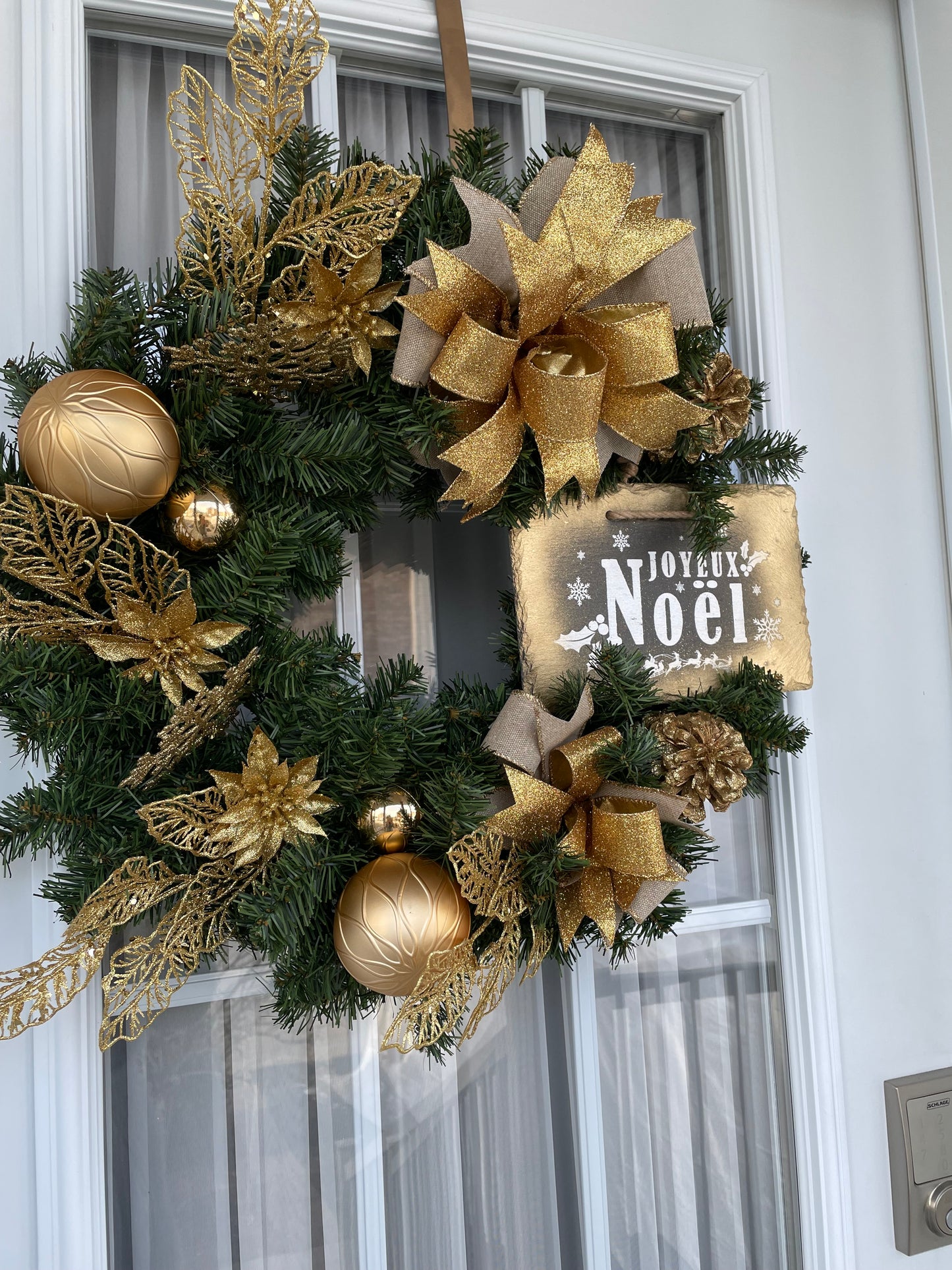 Couronne " Un NOËL d'Or "